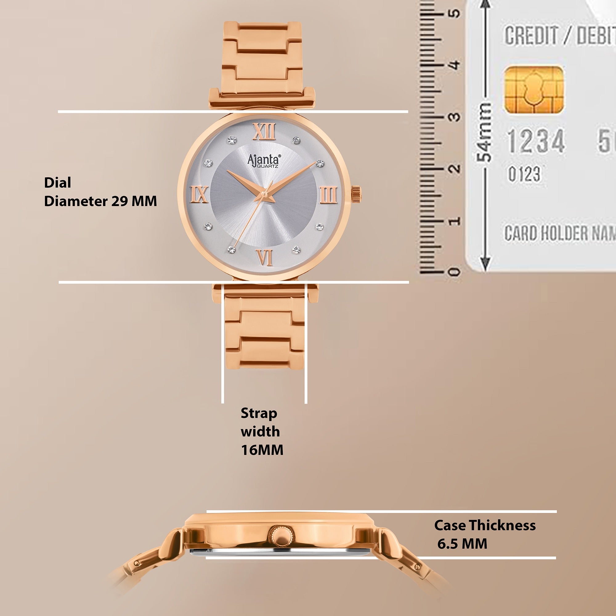 Ajanta Strap Watch | AWC119ESL/2