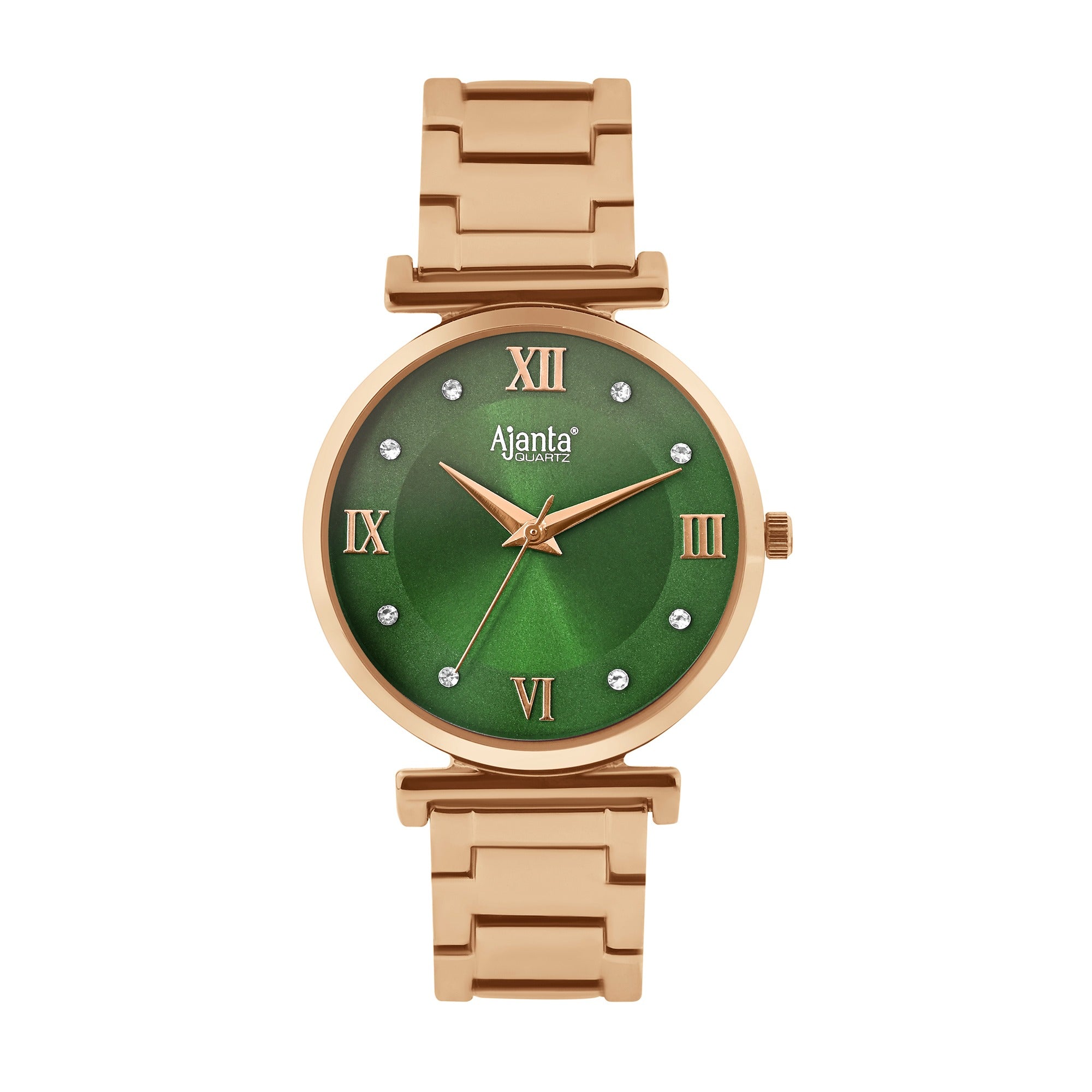 Ajanta Grey Dial Stainless Steel Strap Watch | AWC119ESL/8