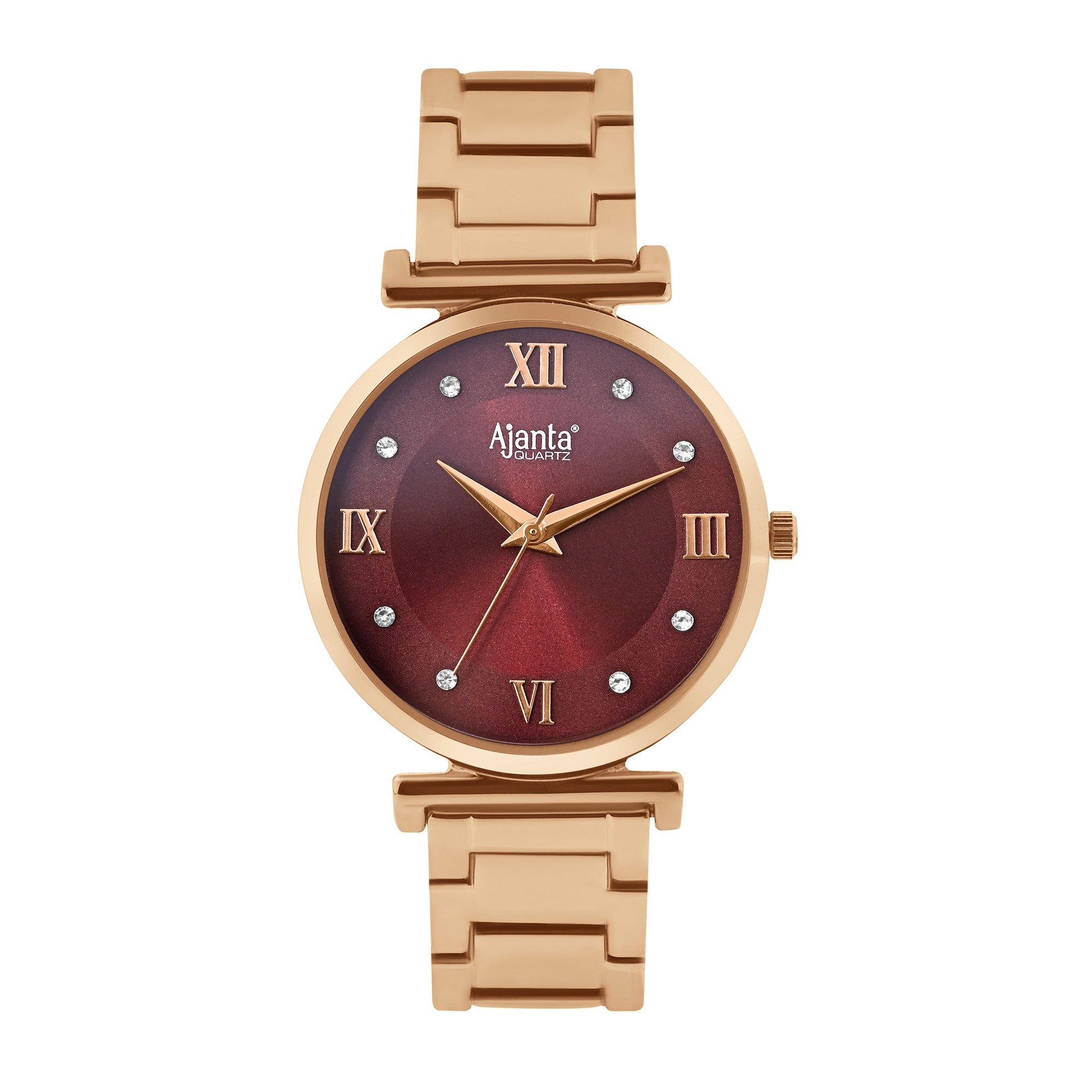 Ajanta Grey Dial Stainless Steel Strap Watch | AWC119ESL/7