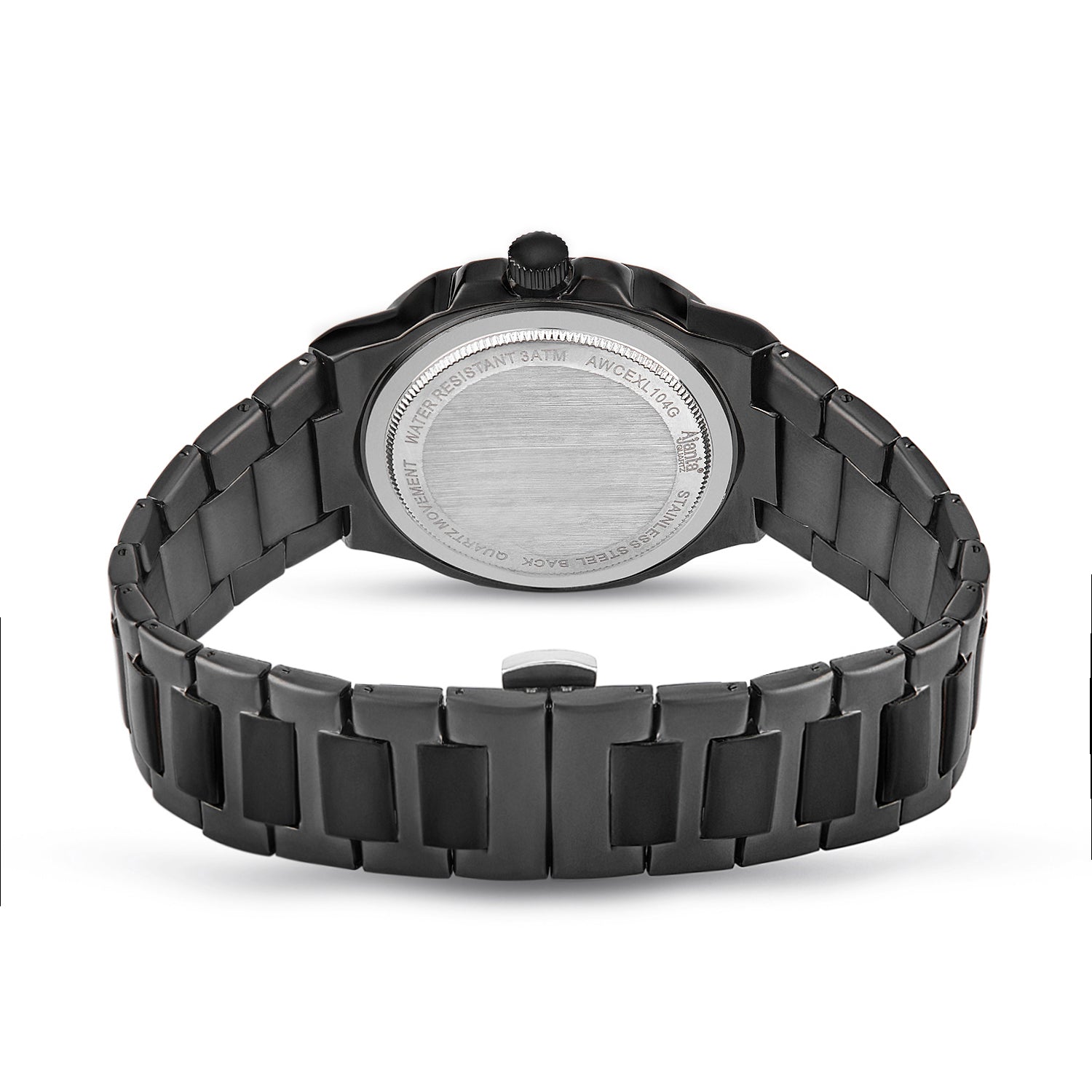 Astera Black Dial Stainless Steel Date Display Watch for Men