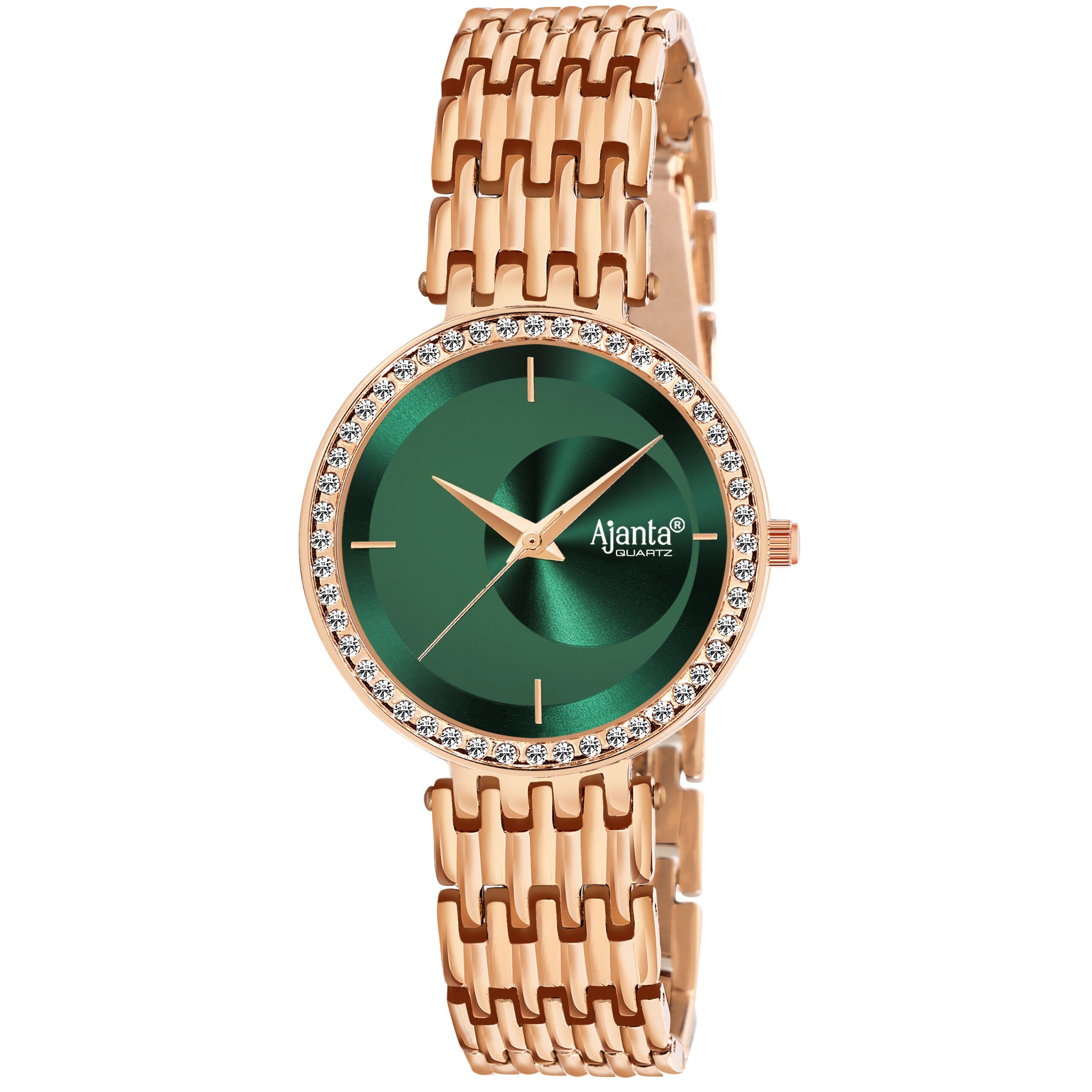 Ajanta Green Dial Watch | AWC125ESL/3