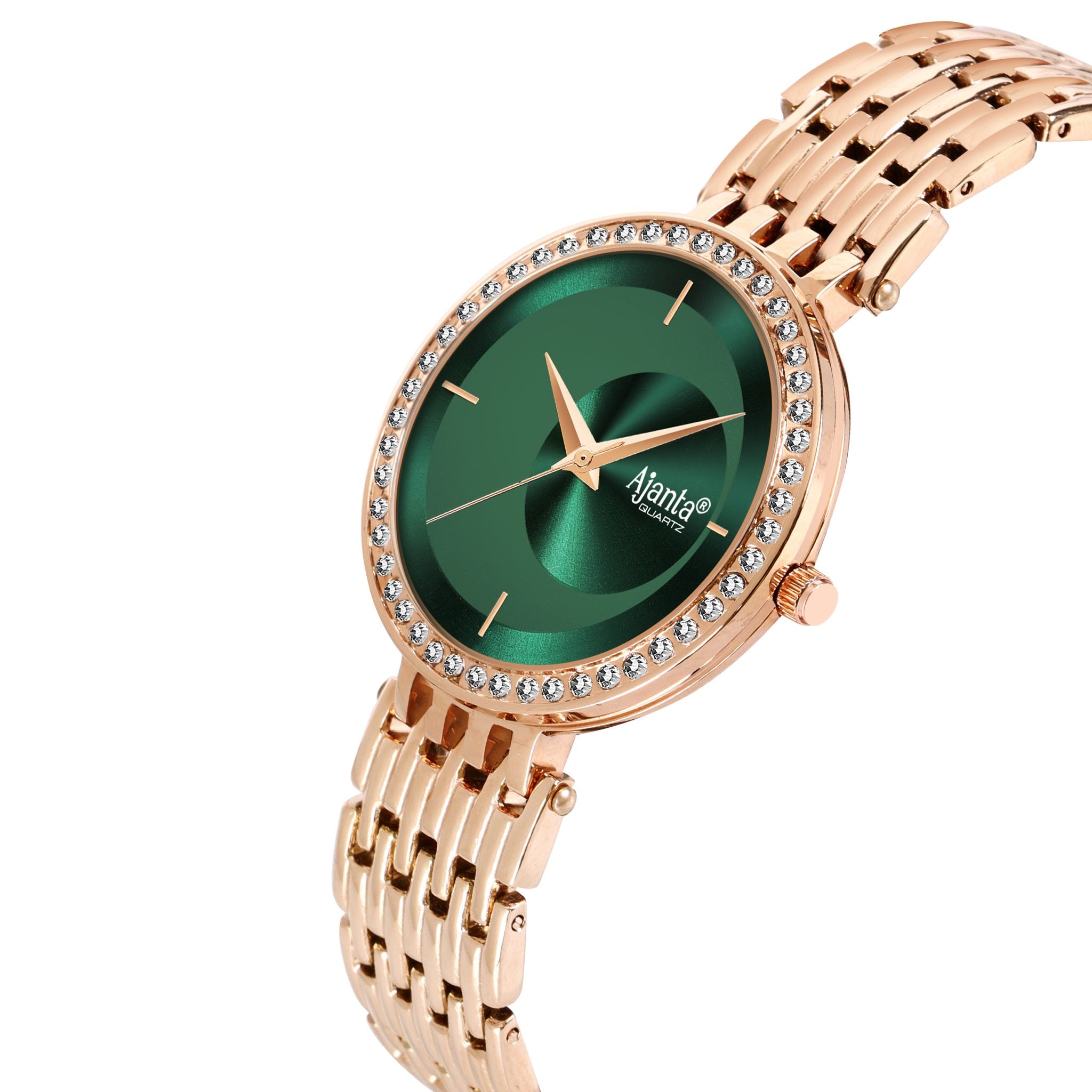 Ajanta Green Dial Watch | AWC125ESL/3