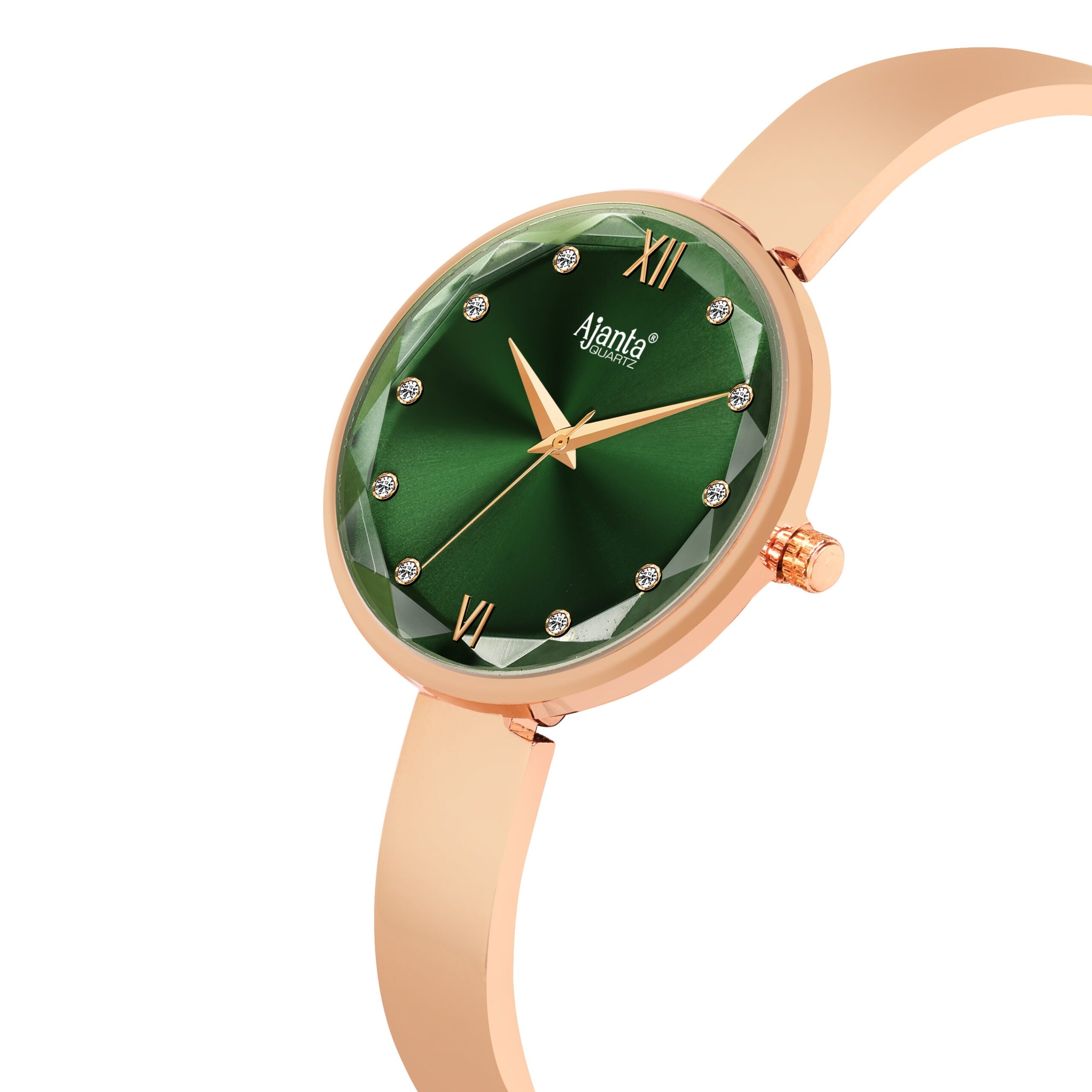 Ajanta Green Dial Watch | AWC126ESL/3