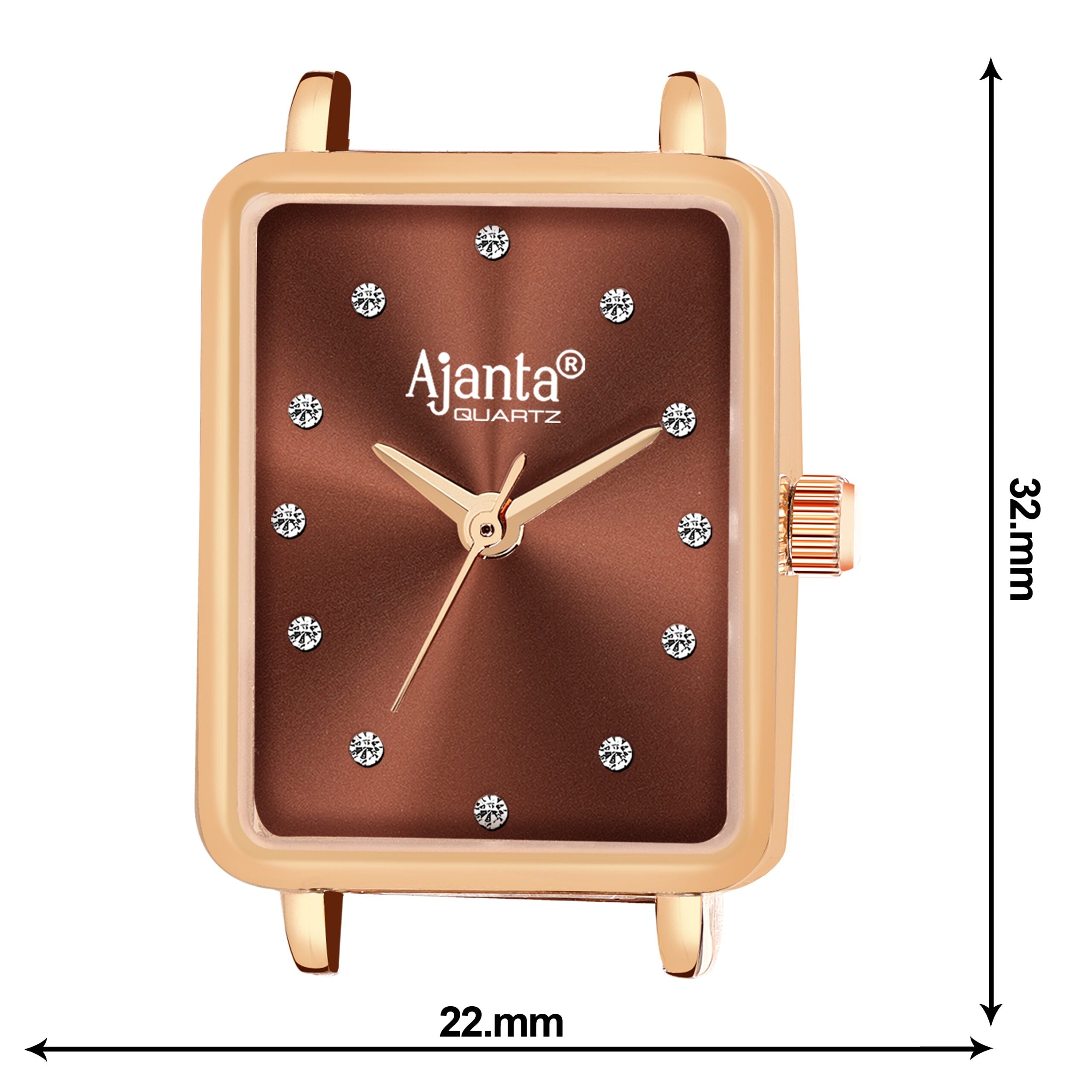 Ajanta Brown Dial Mesh Strap Watch | AWC128ESL/2