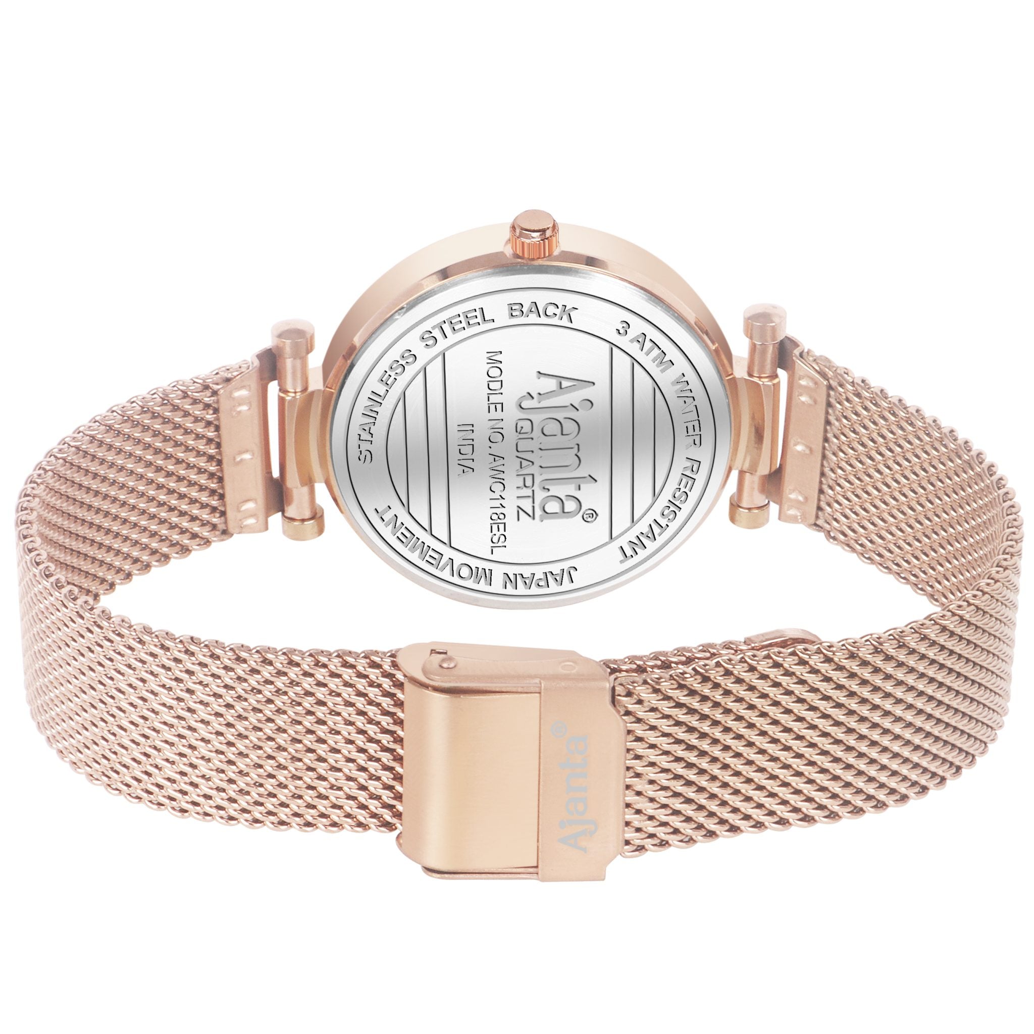 Ajanta Stainless Steel Strap Watch | AWC118ESL/2