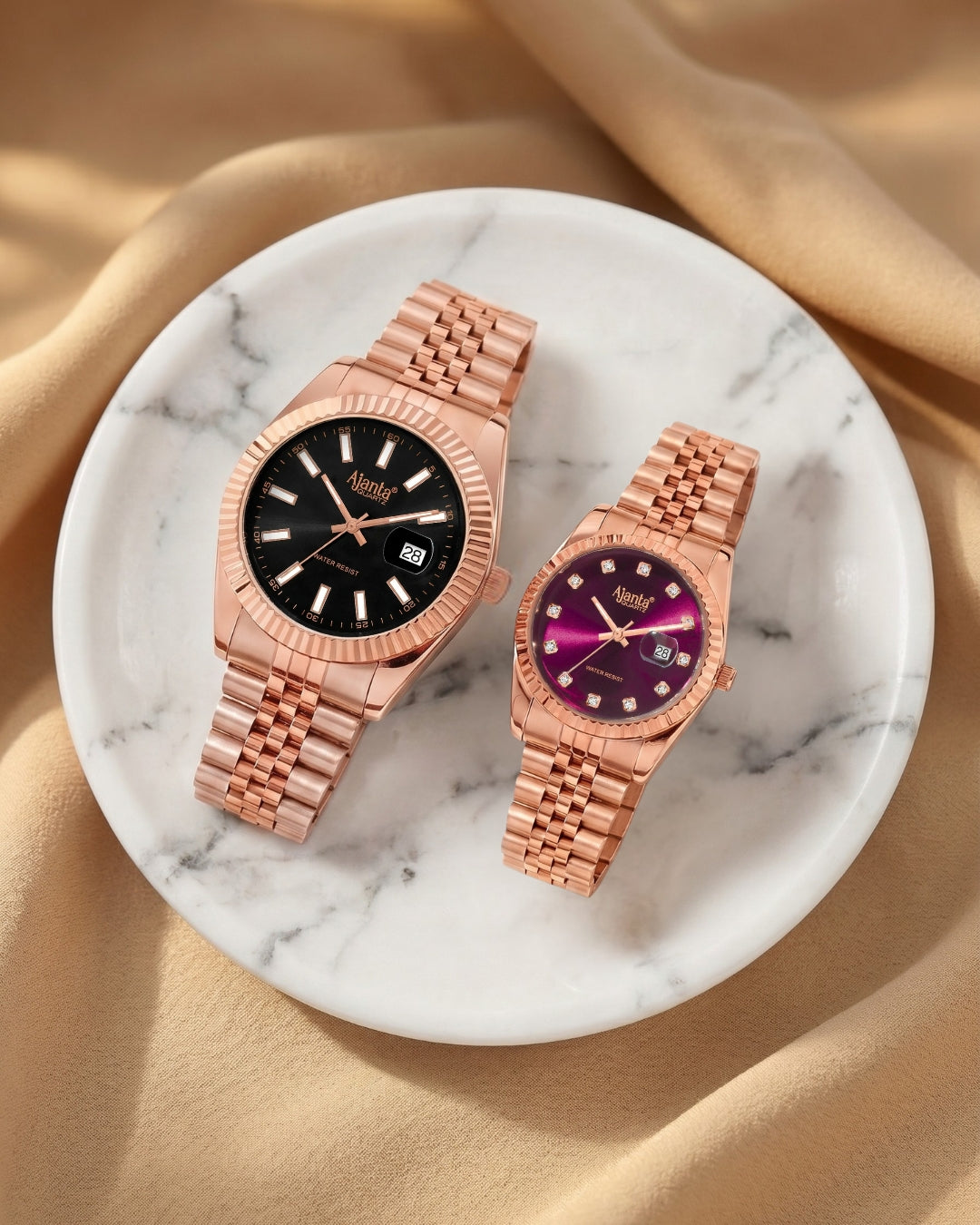 Ajanta Amore Couple Watch