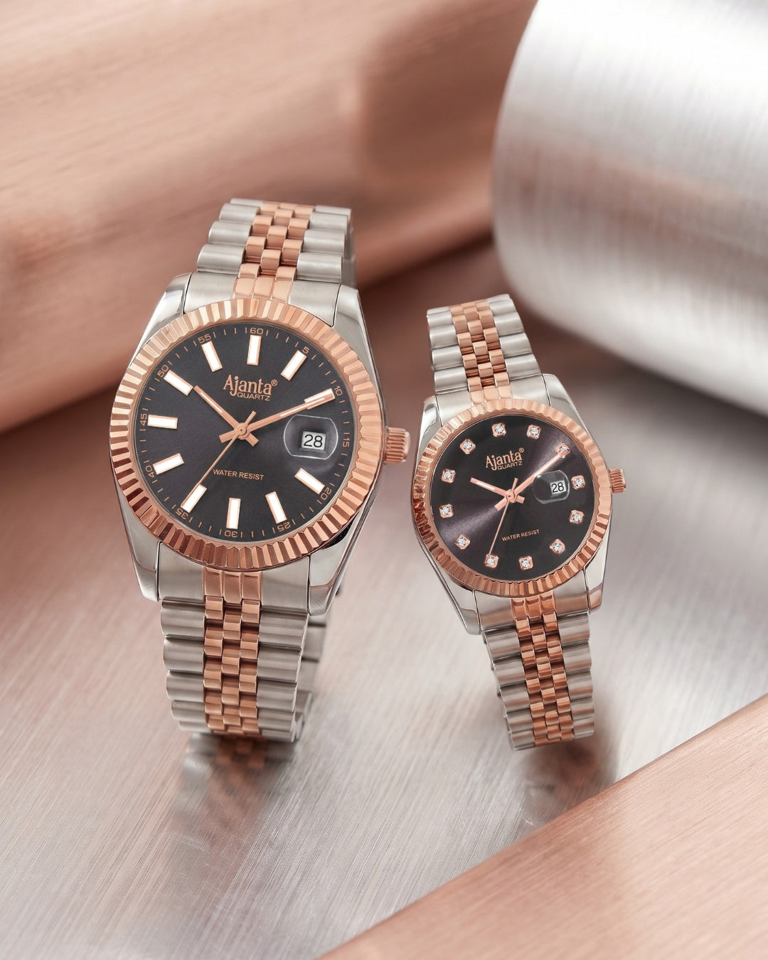 Ajanta Eternity Couple Watch