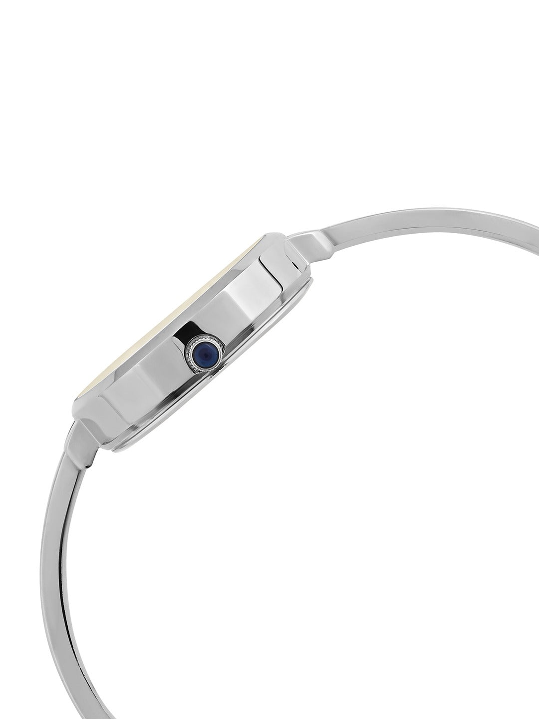 Ajanta Quartz Women's Elegant Silver Bangle Watch with Pink Dial (AWC052PMSL/1)