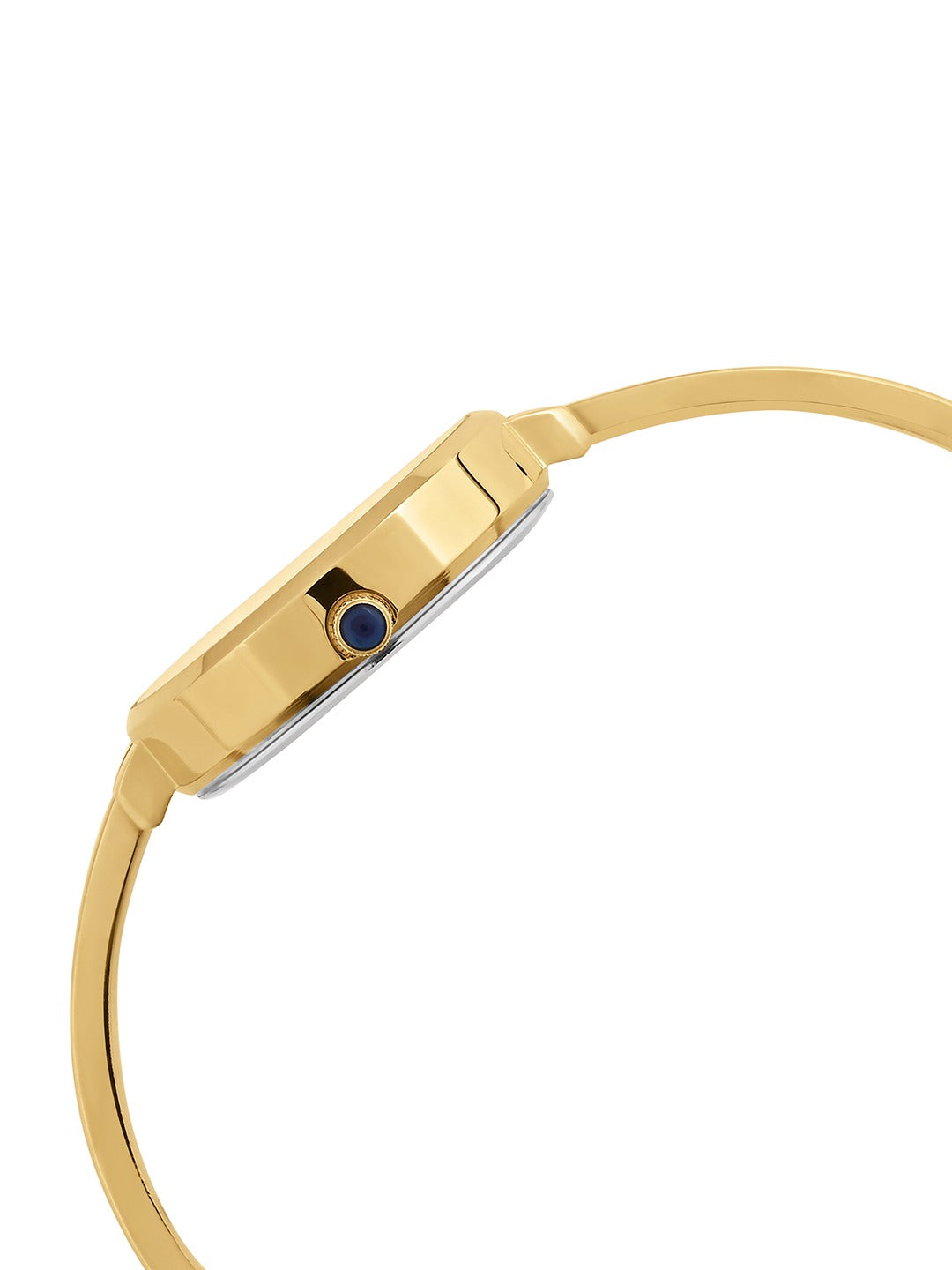 Ajanta Quartz Women's Elegant Golden Bangle Watch with Green Dial (AWC052PMSL/4)