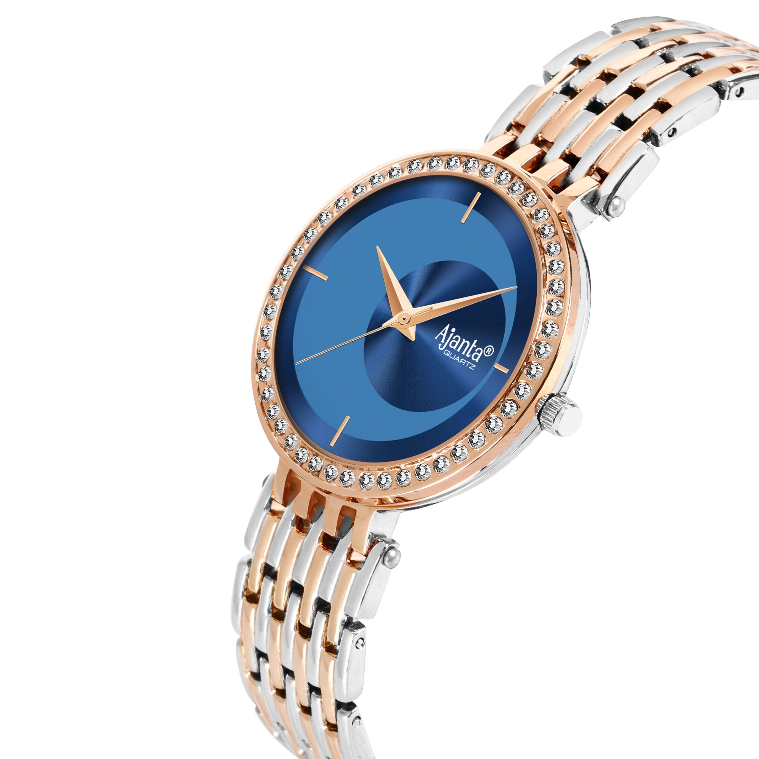 Ajanta Blue Dial Watch | AWC125ESL/1