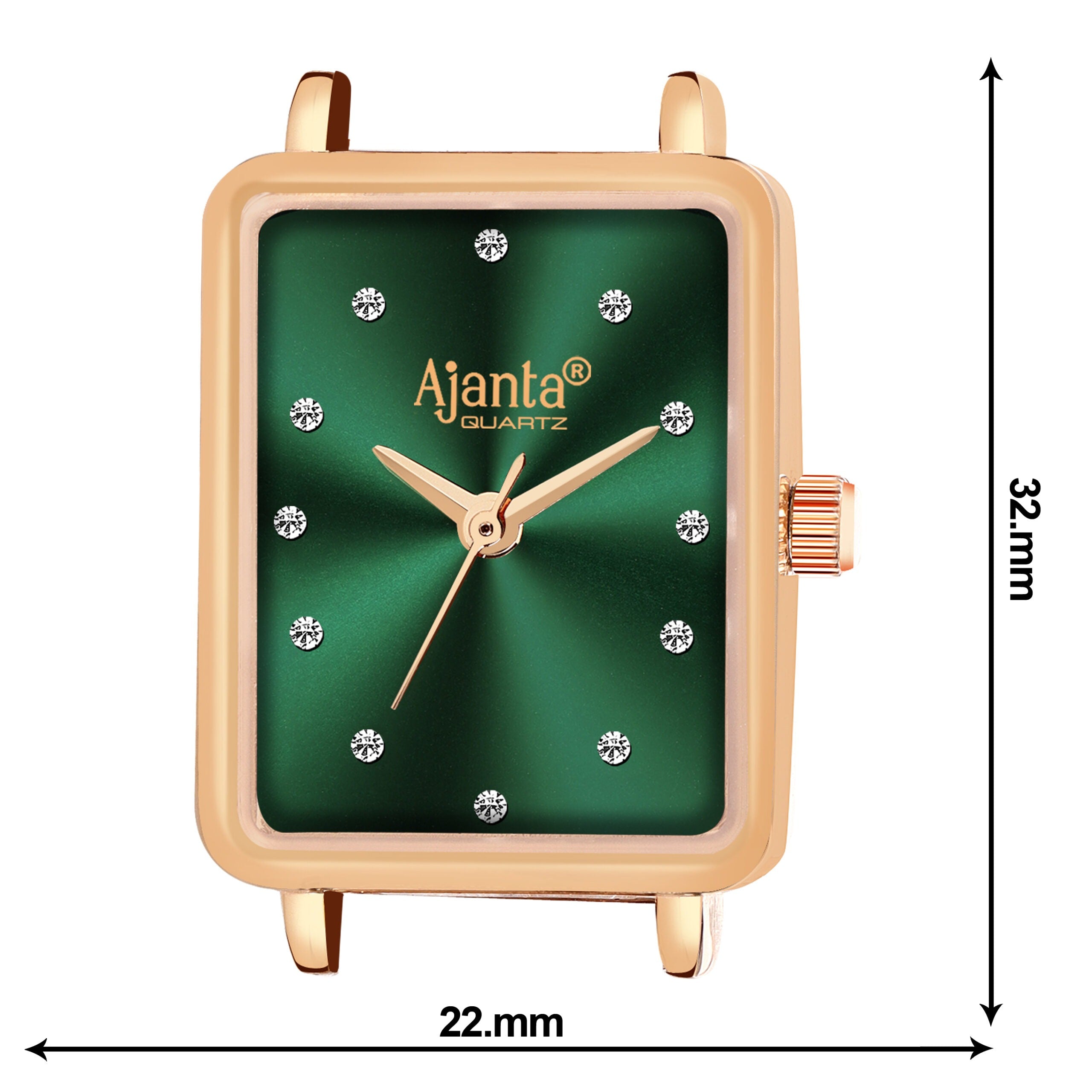Ajanta Green Dial Mesh Strap Watch | AWC128ESL/3