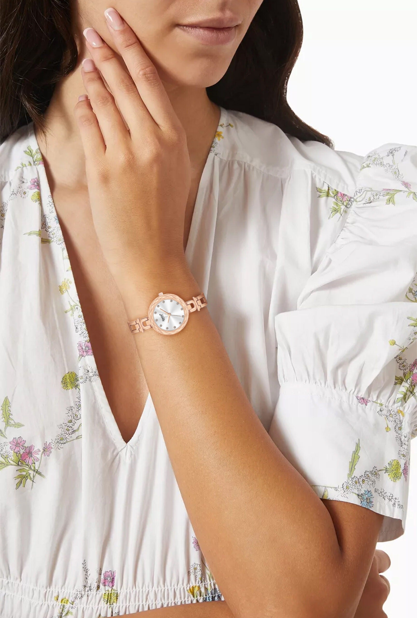 Ajanta Women’s Green Dial Strap Watch | AWC130-2