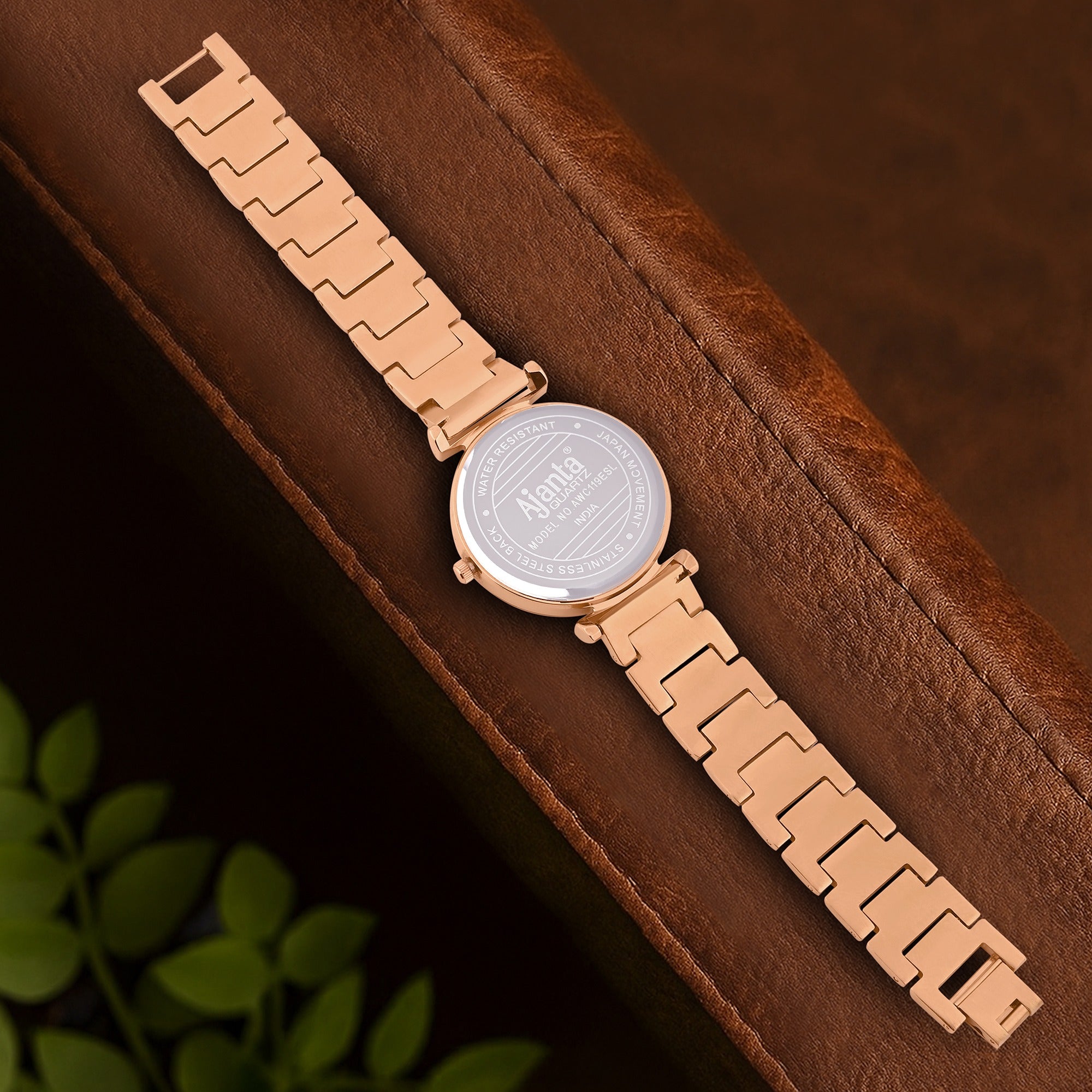 Ajanta Grey Dial Stainless Steel Strap Watch | AWC119ESL/3