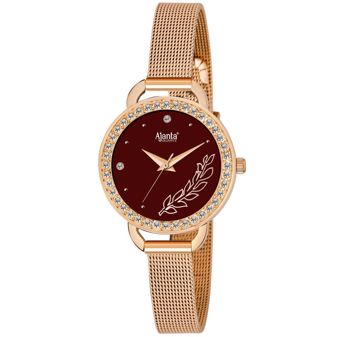 Ajanta Women’s Stainless Steel Strap Watch | AWC203KTL/5/MRR/RME