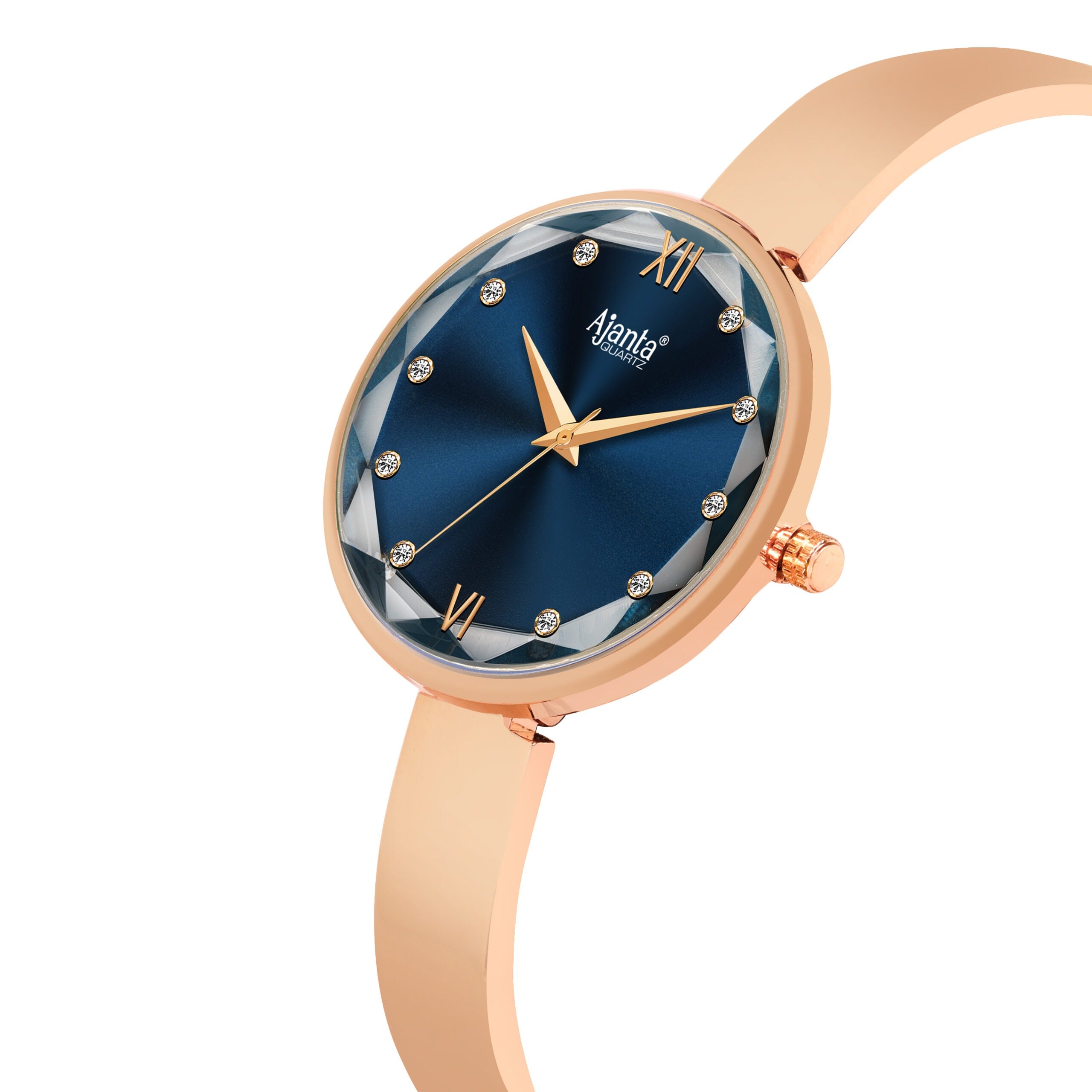 Ajanta Blue Dial Watch | AWC126ESL/1