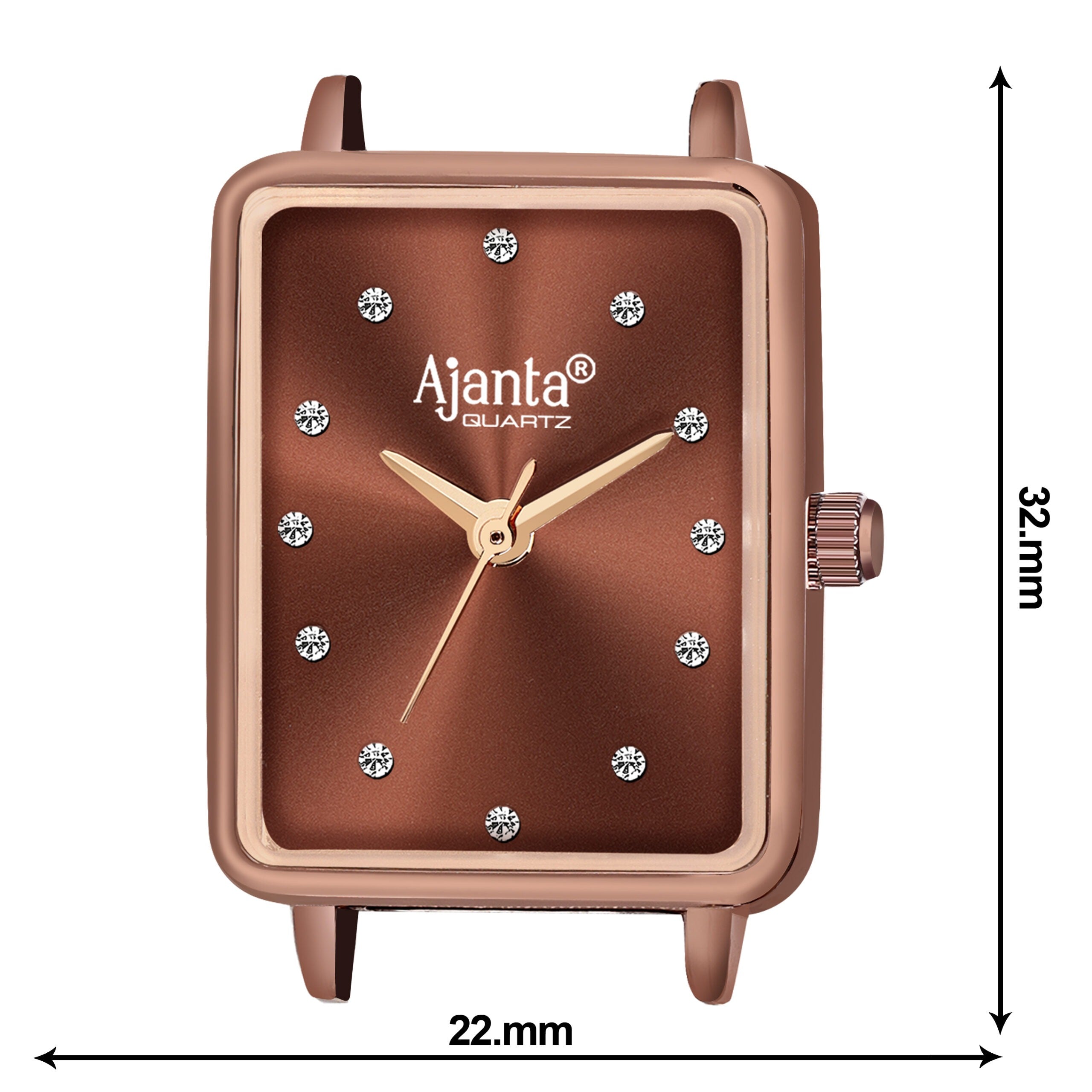 Ajanta Brown Dial Mesh Strap Watch | AWC128ESL/5