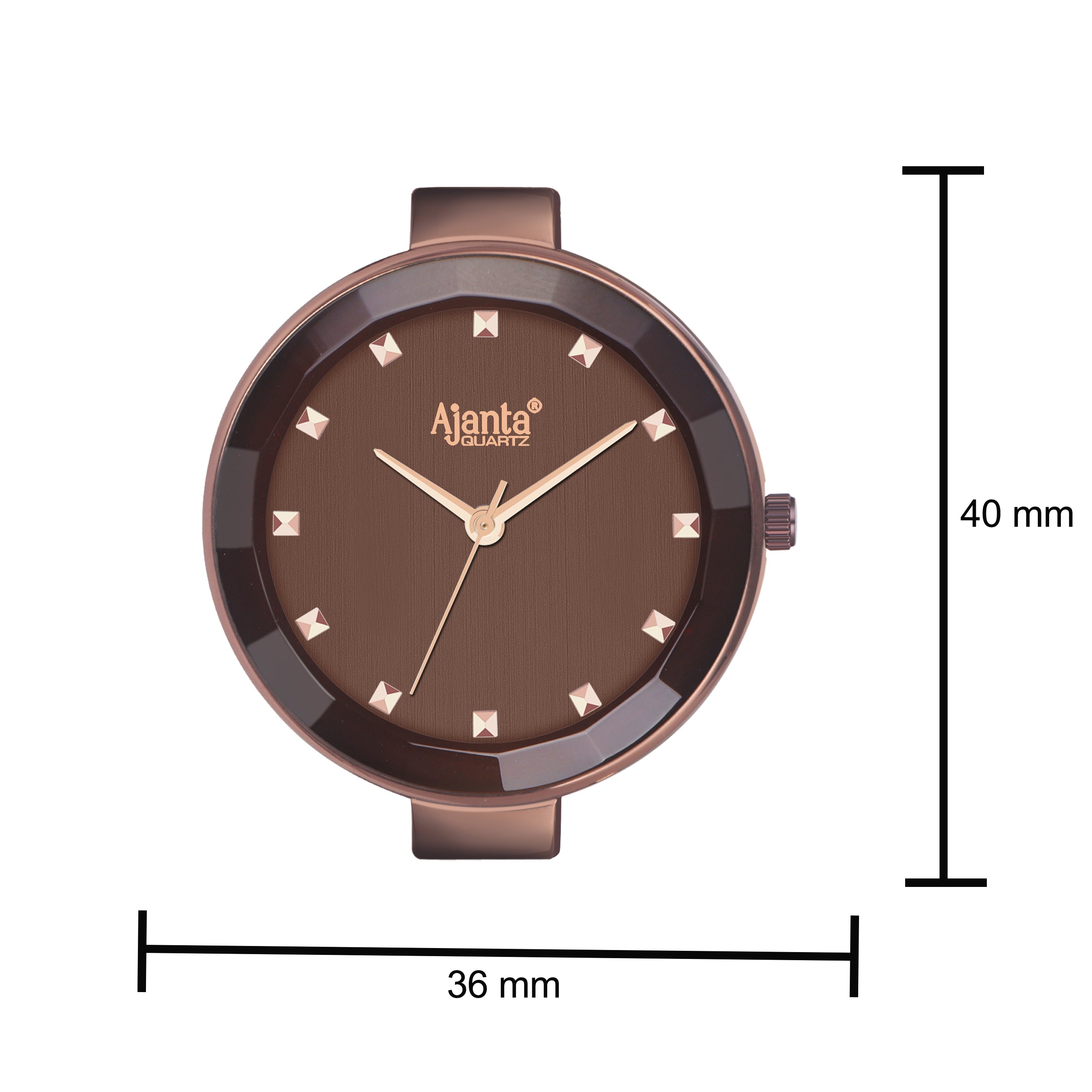 Flaire Brown Dial Brown Strap