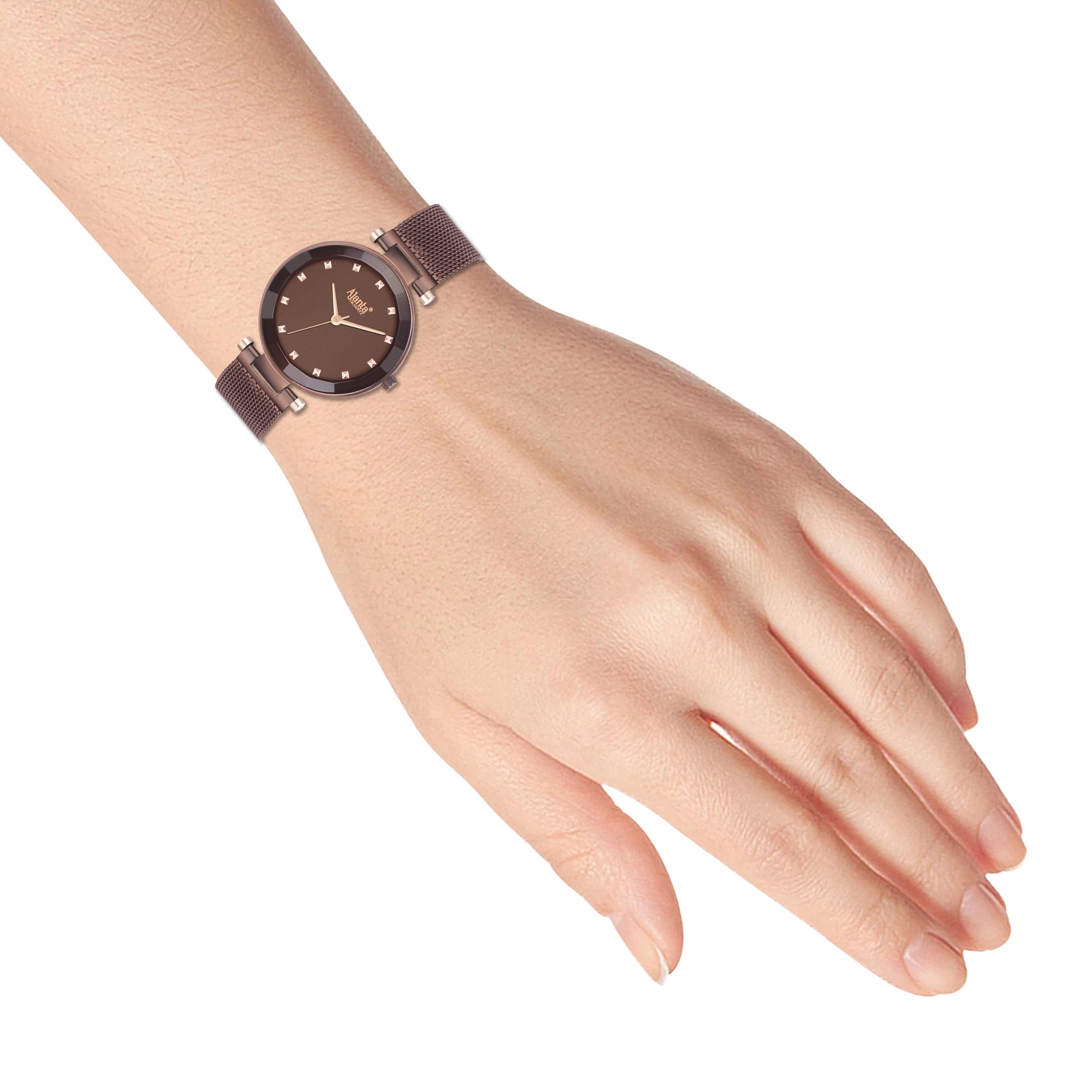 Flaire Brown Dial Brown Strap