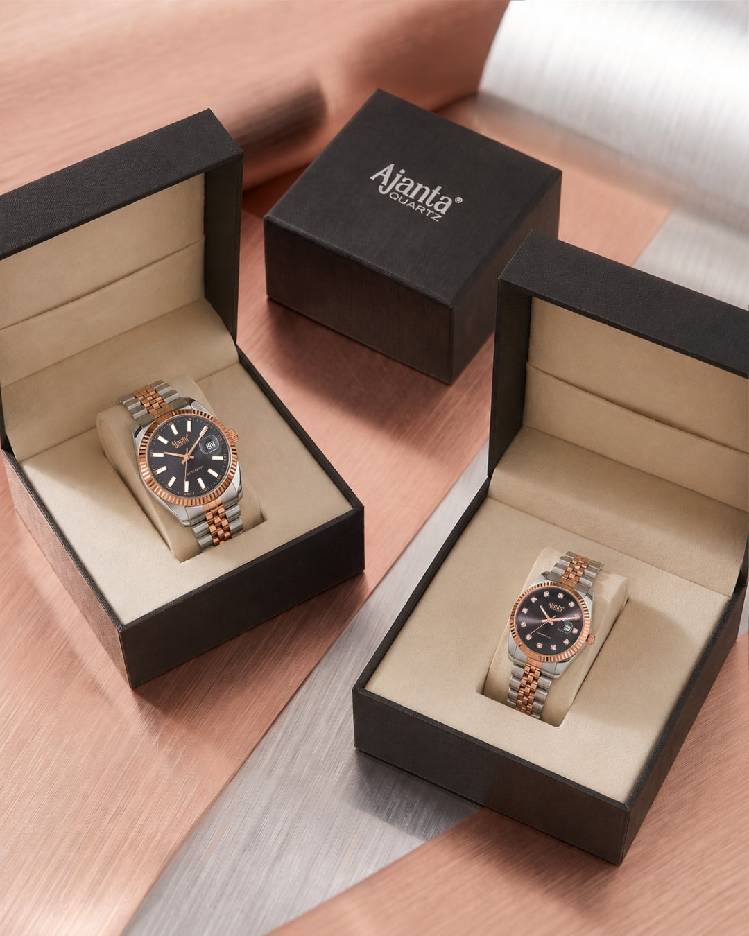 Ajanta Eternity Couple Watch