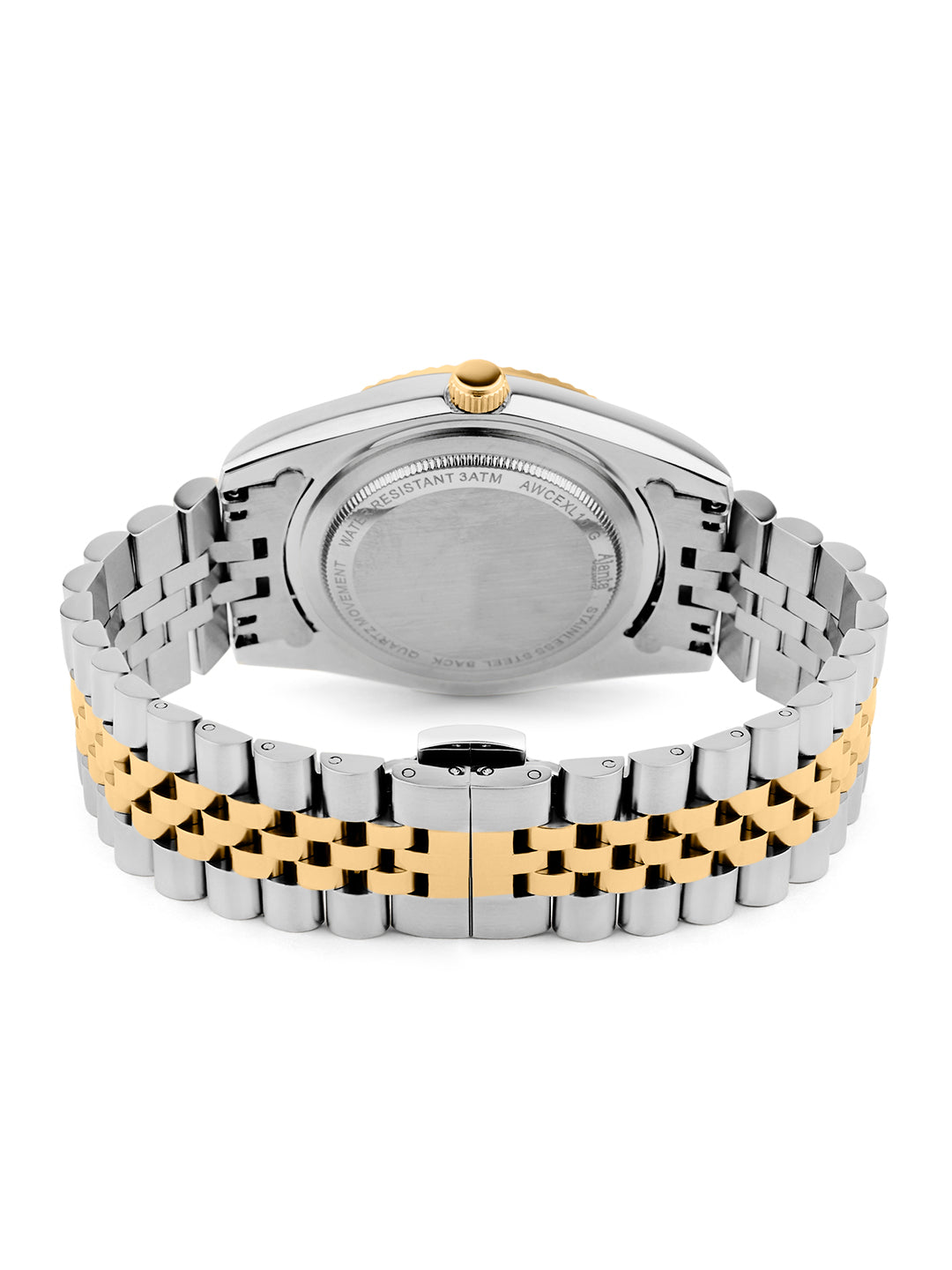 Monaco Two-Tone Green Dial Stainless Steel Day-Date Watch