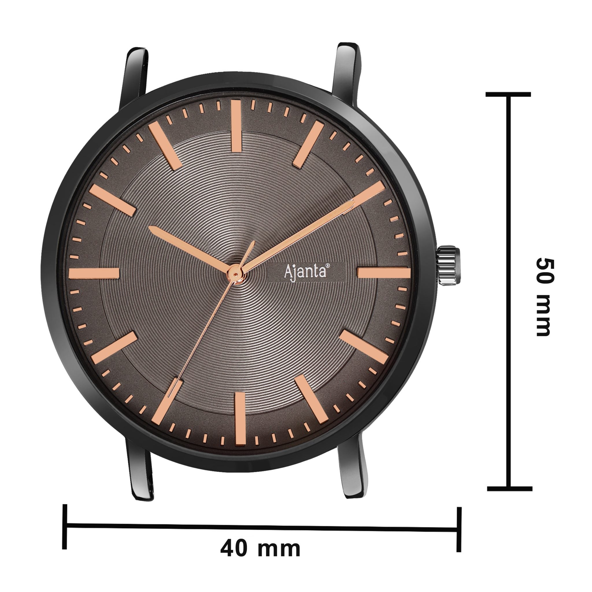 Ajanta Grey Dial Mesh Strap Watch | AWC123MSG/4