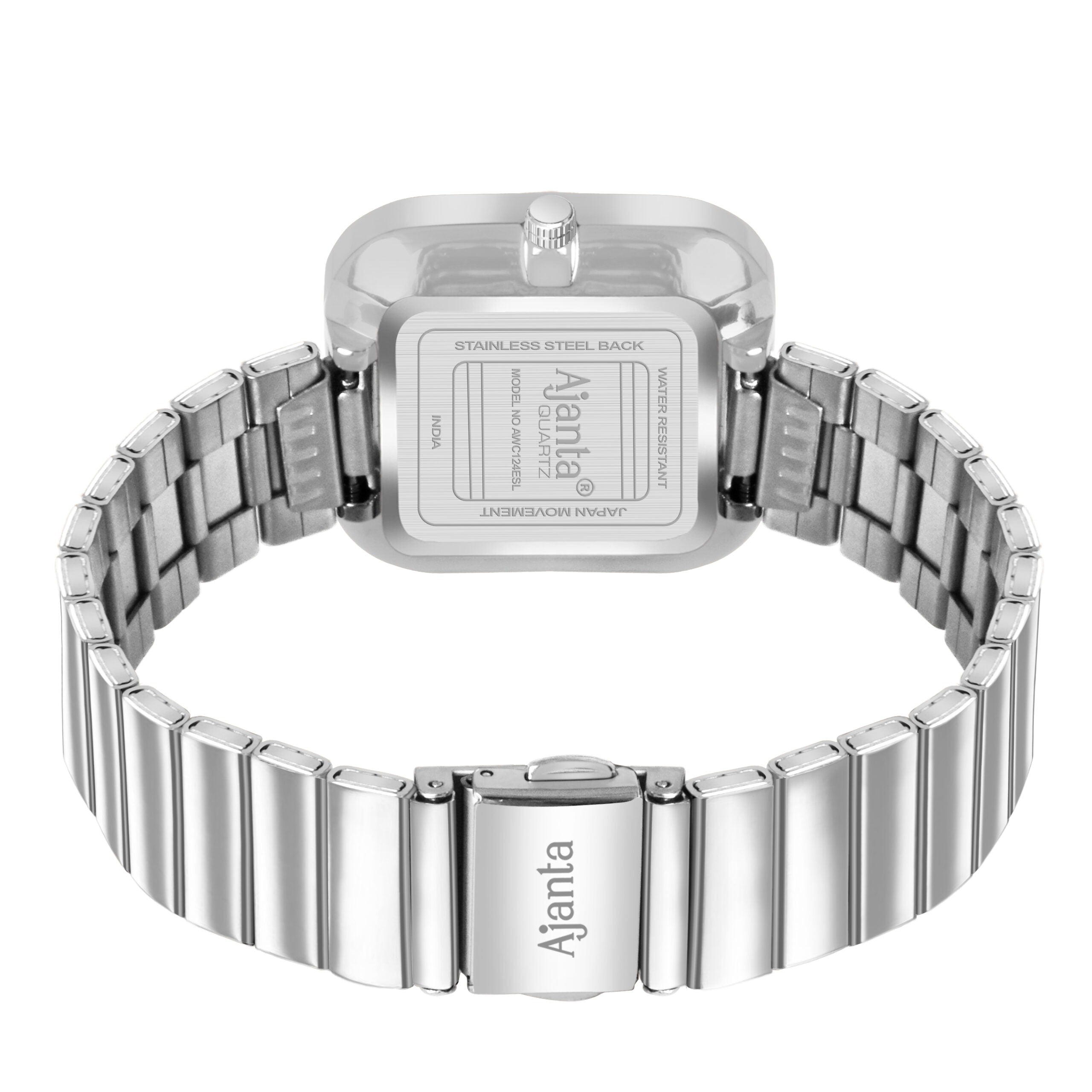 Ajanta Black Dial Watch | AWC124/1