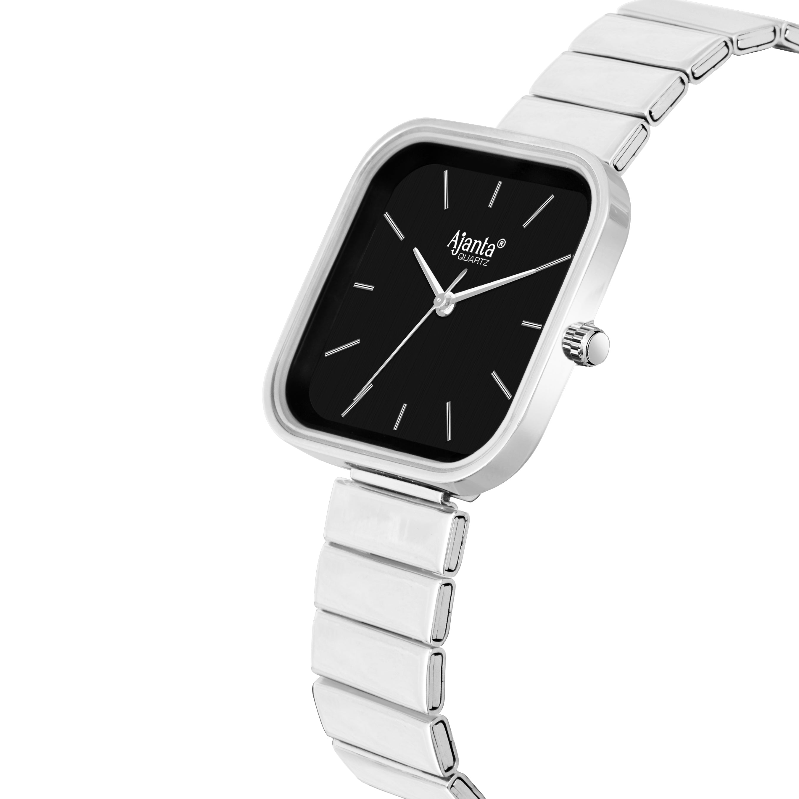 Sorelle Black Dial Stainless Steel Bracelet