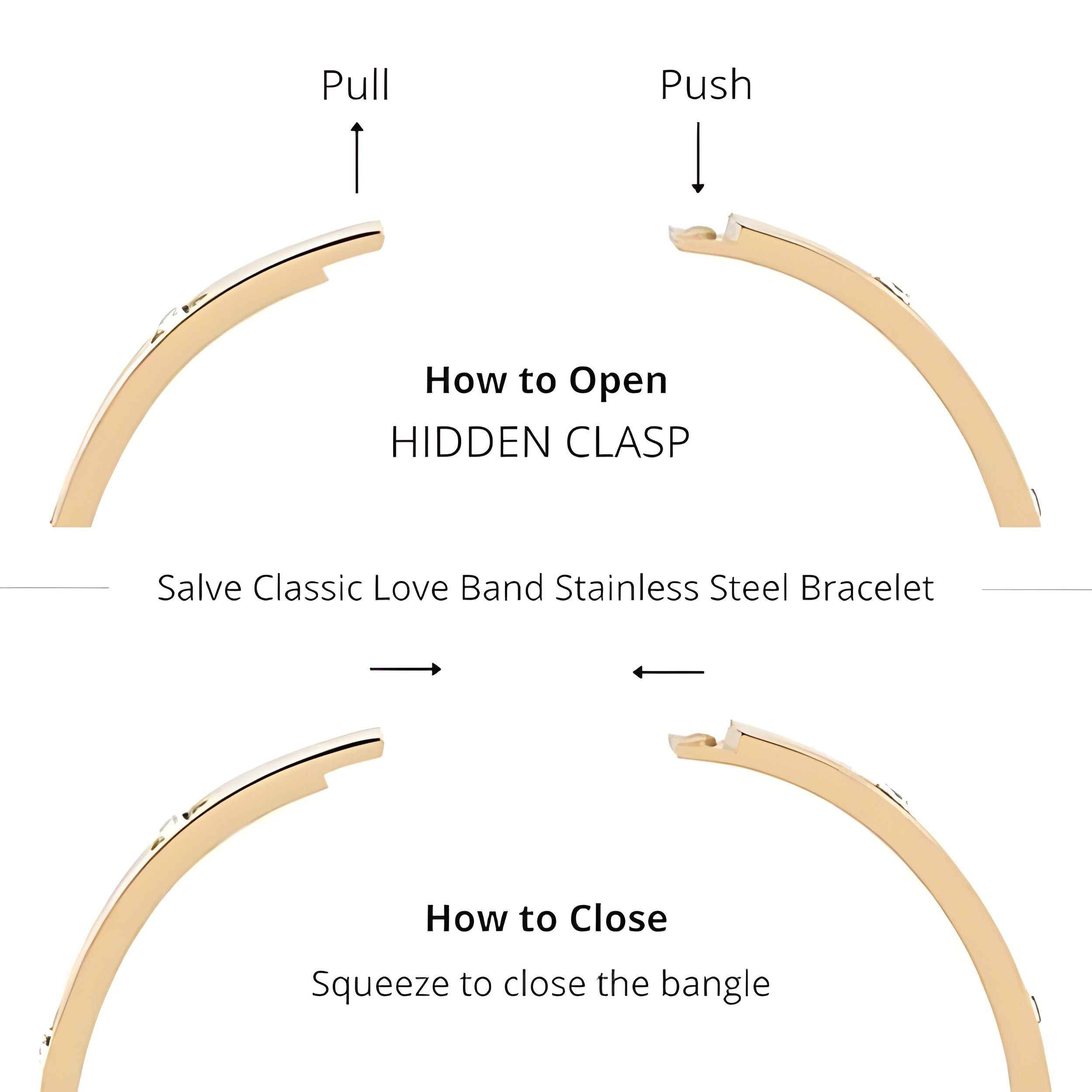 Ajanta Gold Slim Bracelet with Crystal Accents