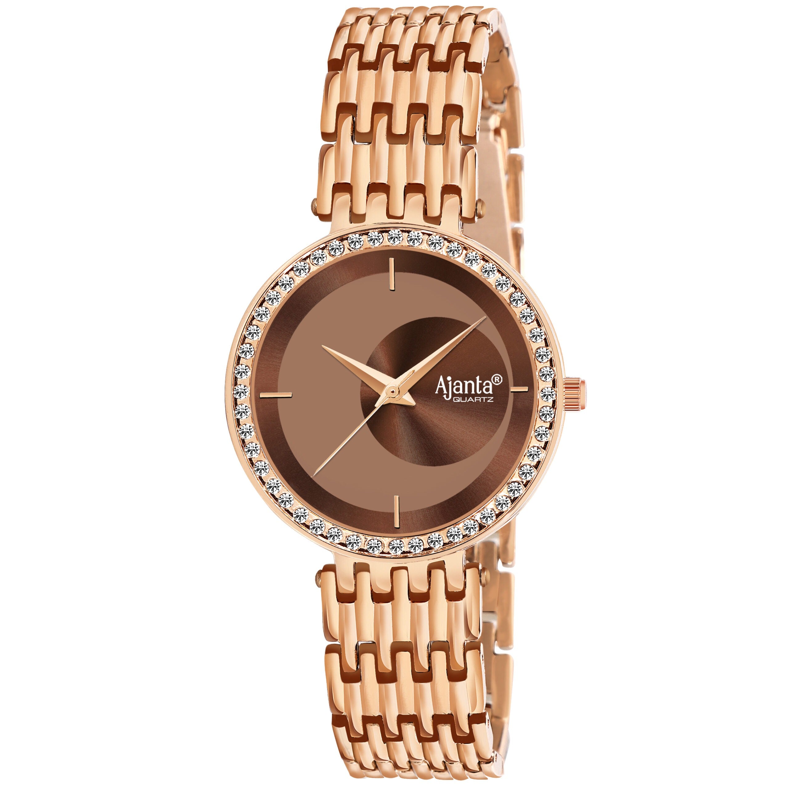 Ajanta Brown Dial Watch | AWC125ESL/4