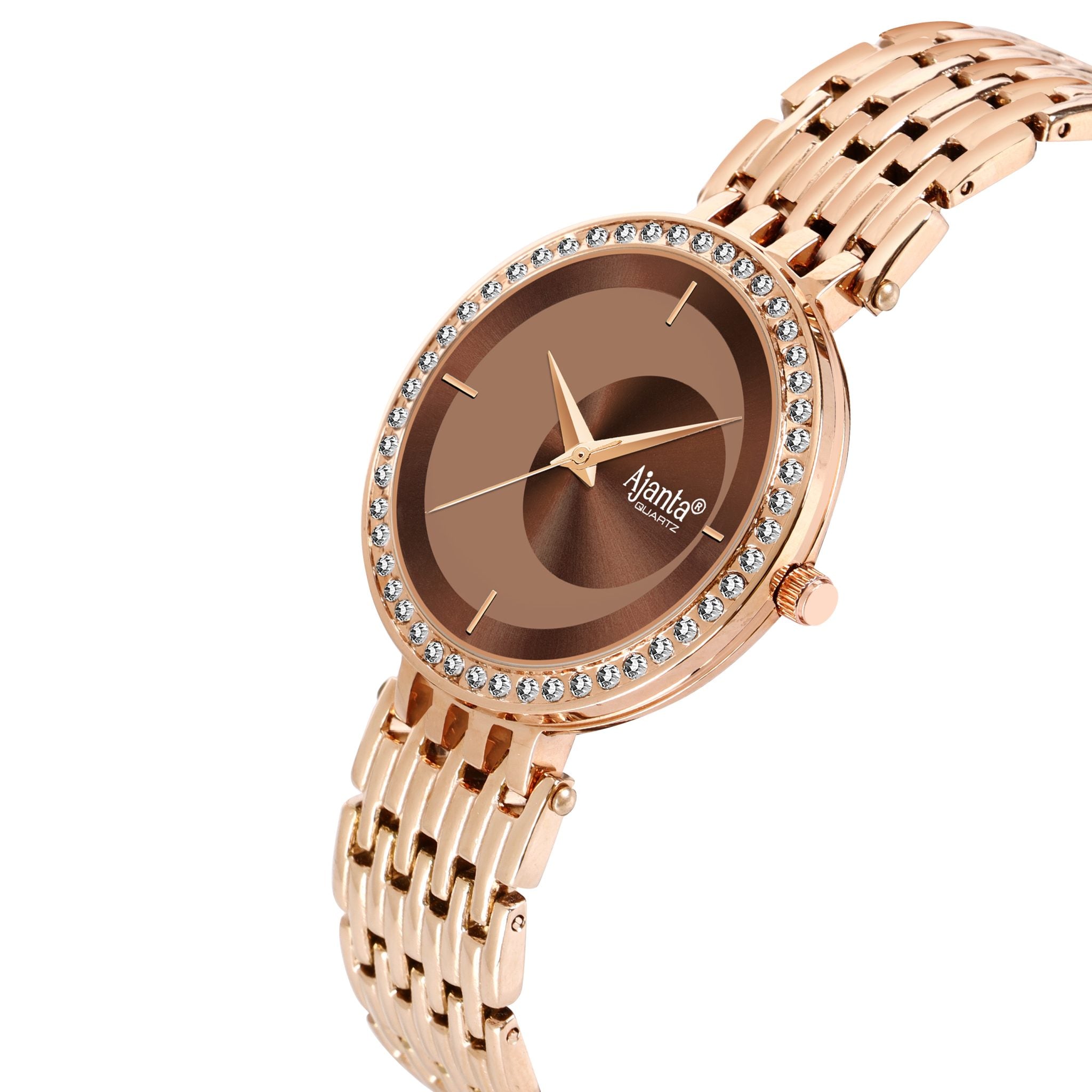 Ajanta Brown Dial Watch | AWC125ESL/4
