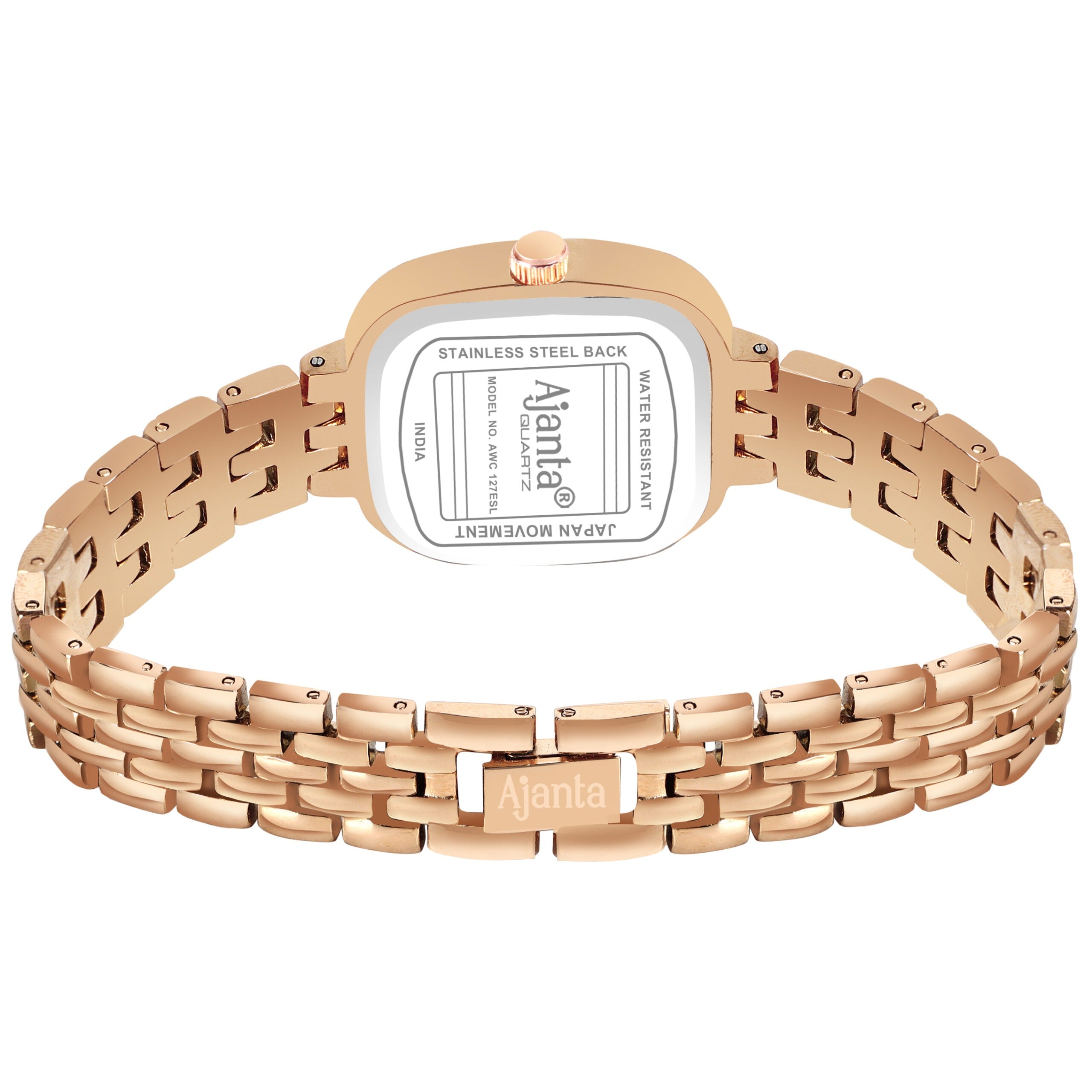 Ajanta Green Dial Strap Watch | AWC127ESL/3