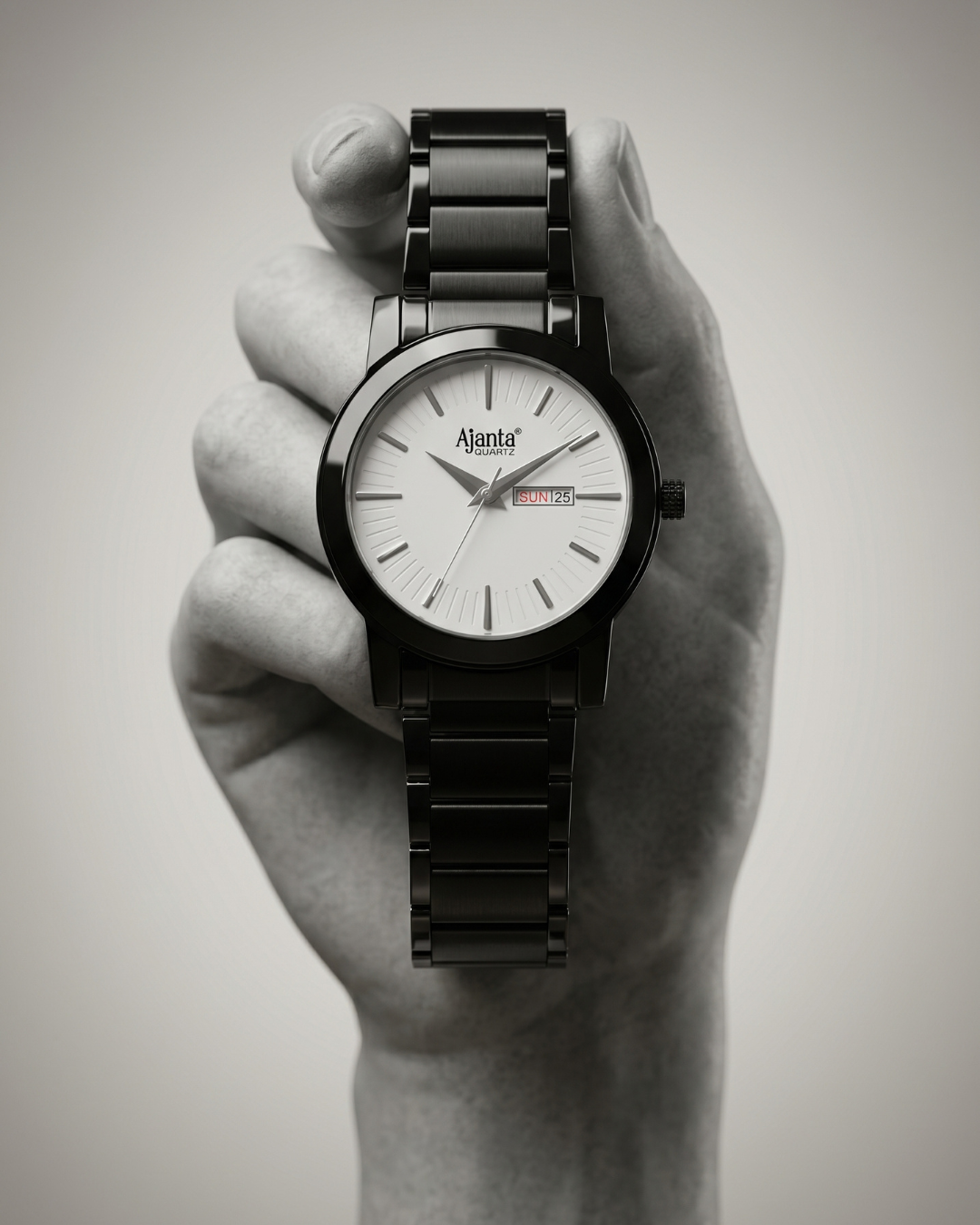Zorren Silver Dial Black-Tone