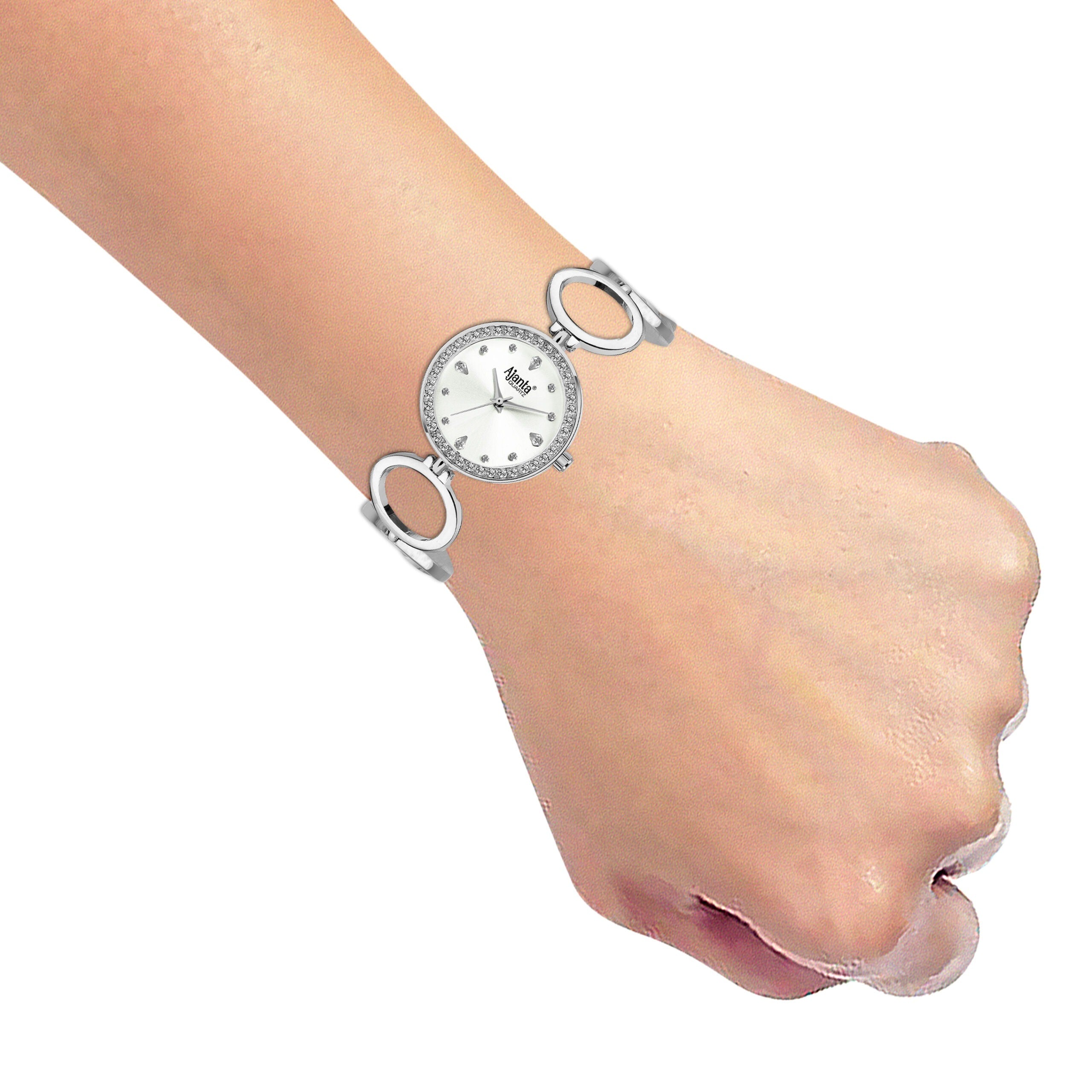 Ajanta Women’s Stainless Steel Strap Watch | AWC201KTL/SSL