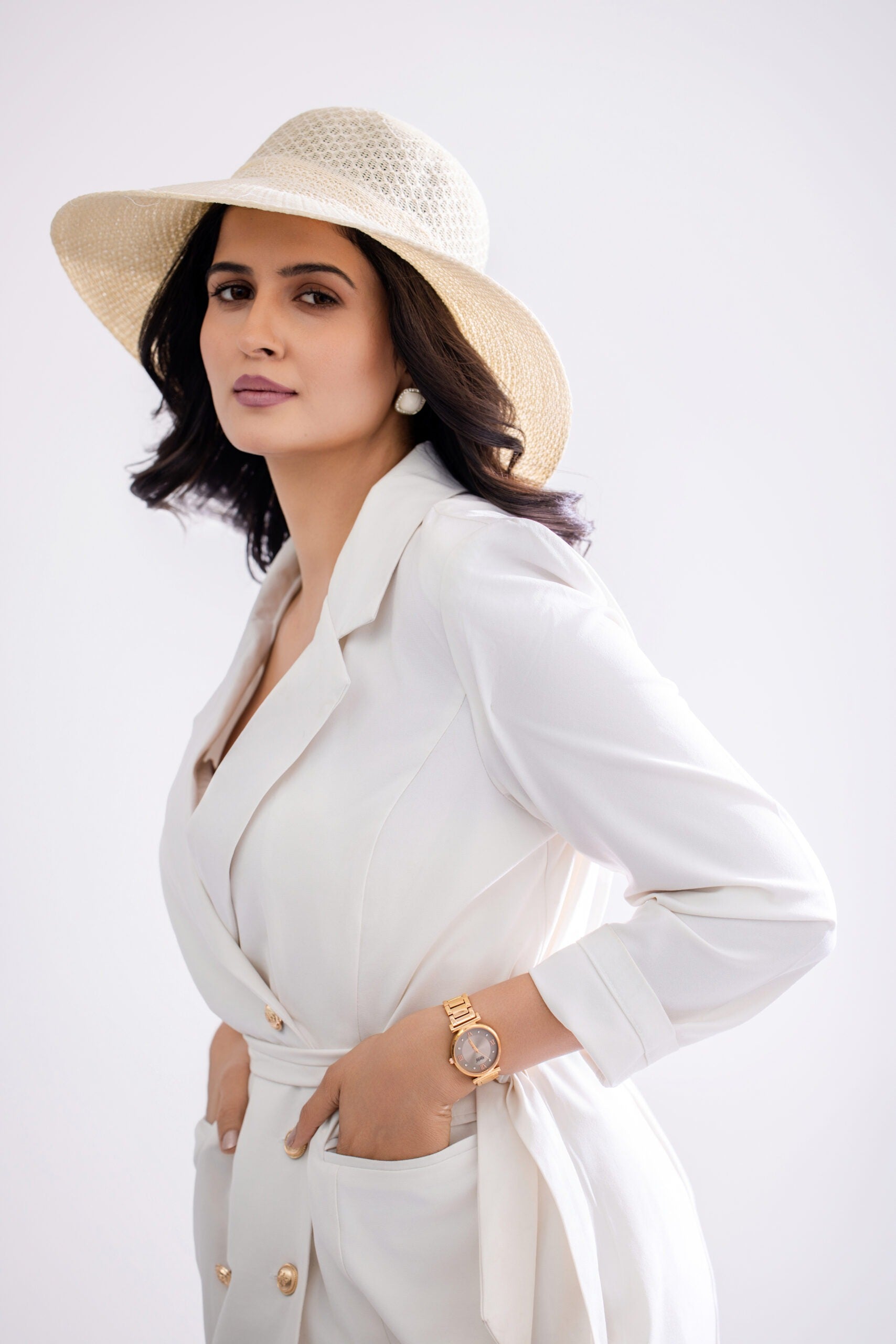 Ajanta Grey Dial Stainless Steel Strap Watch | AWC119ESL/3