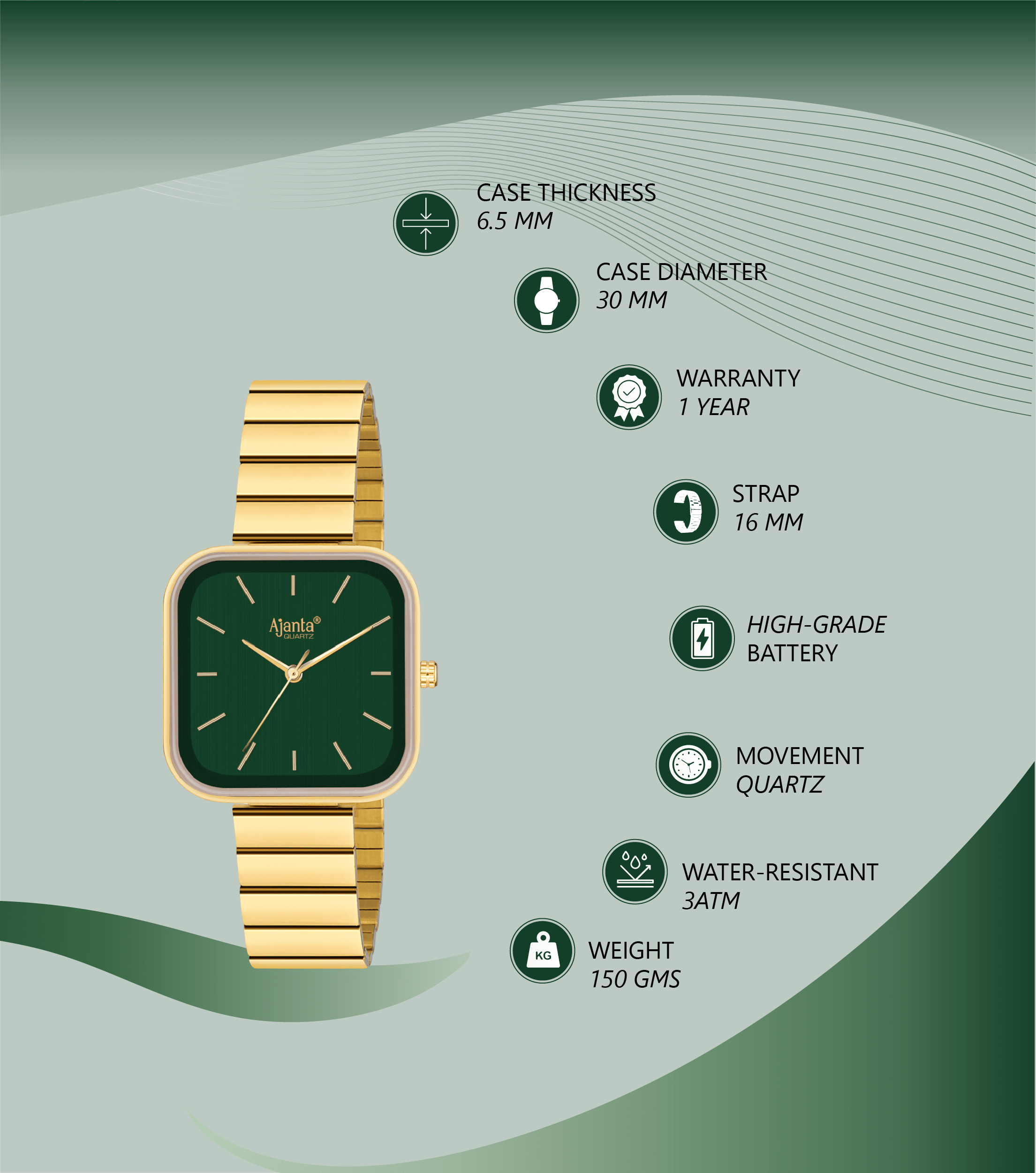 Ajanta Watch | AWC124/2