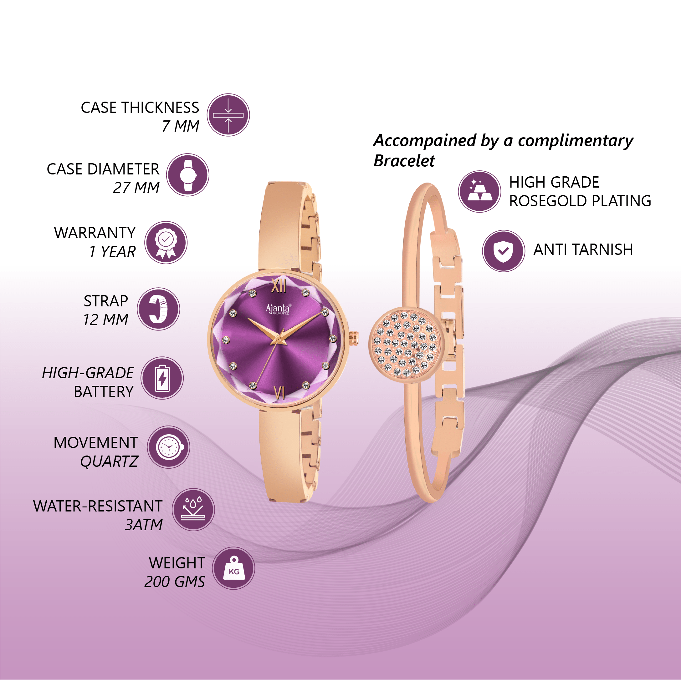 Ajanta Watch | AWC126ESL/4