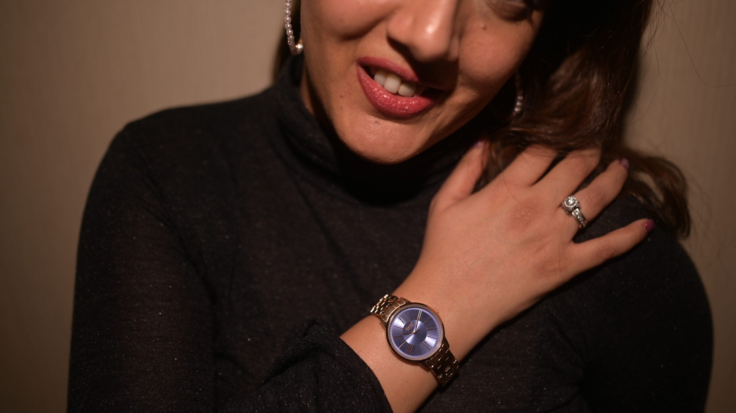 Ajanta Blue Dial Stainless Steel Strap Watch | AWC116ESL/2