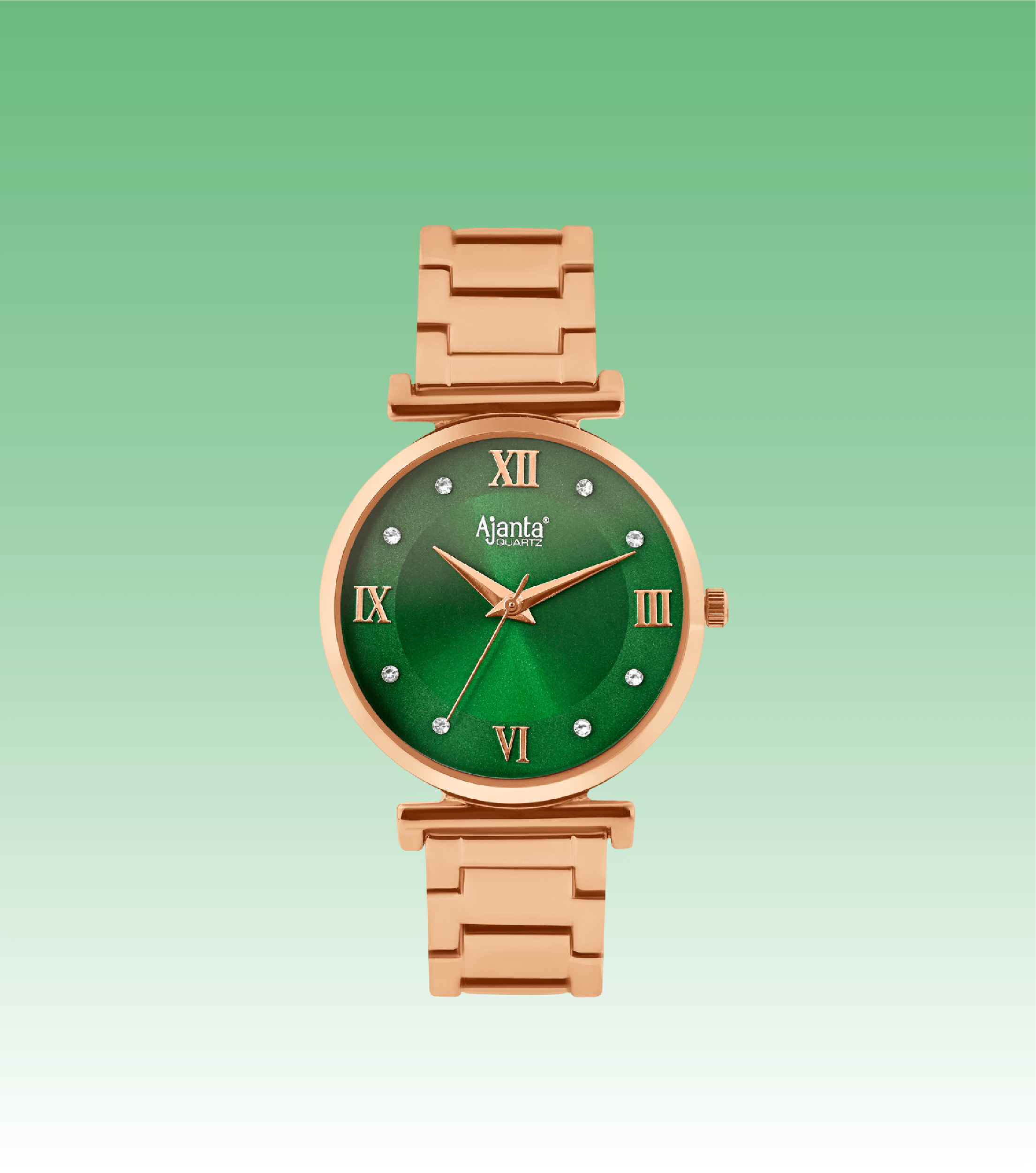 Ajanta Grey Dial Stainless Steel Strap Watch | AWC119ESL/8