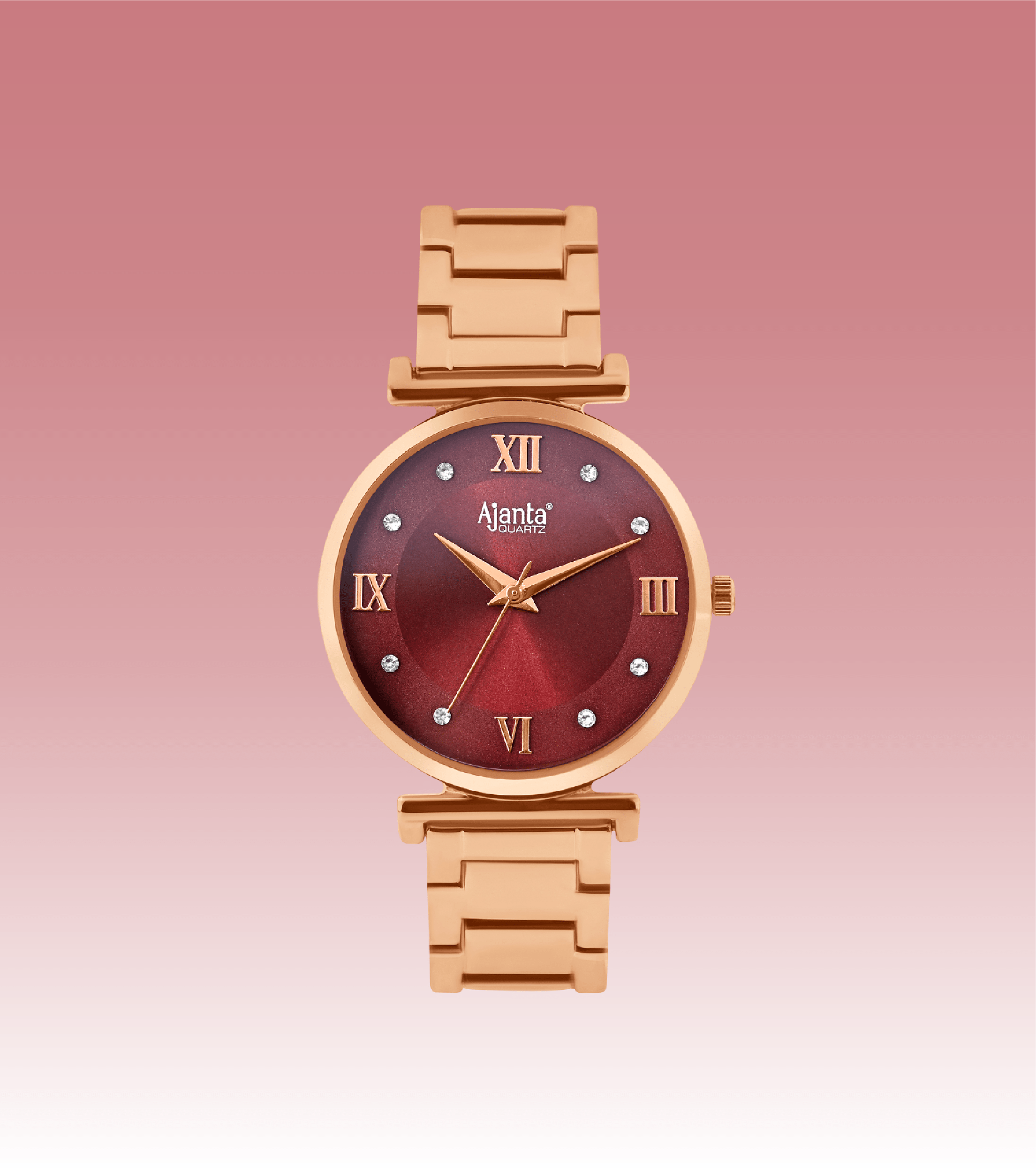 Ajanta Grey Dial Stainless Steel Strap Watch | AWC119ESL/7