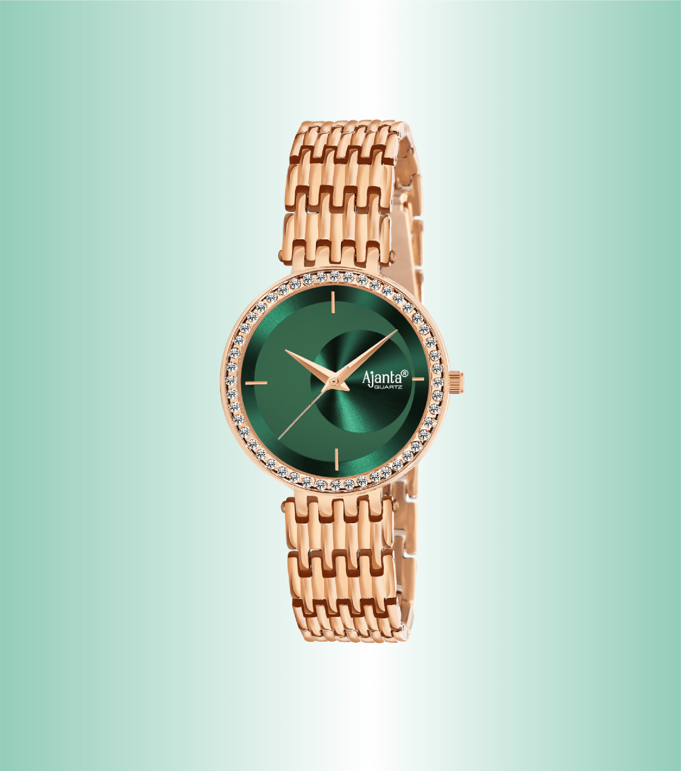 Ajanta Green Dial Watch | AWC125ESL/3