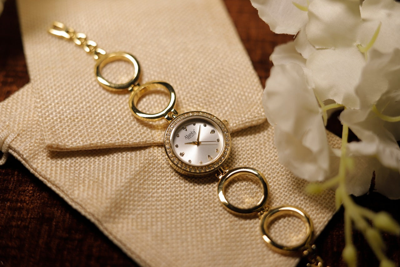 Ajanta Women’s Stainless Steel Strap Watch | AWC201KTL/SGD