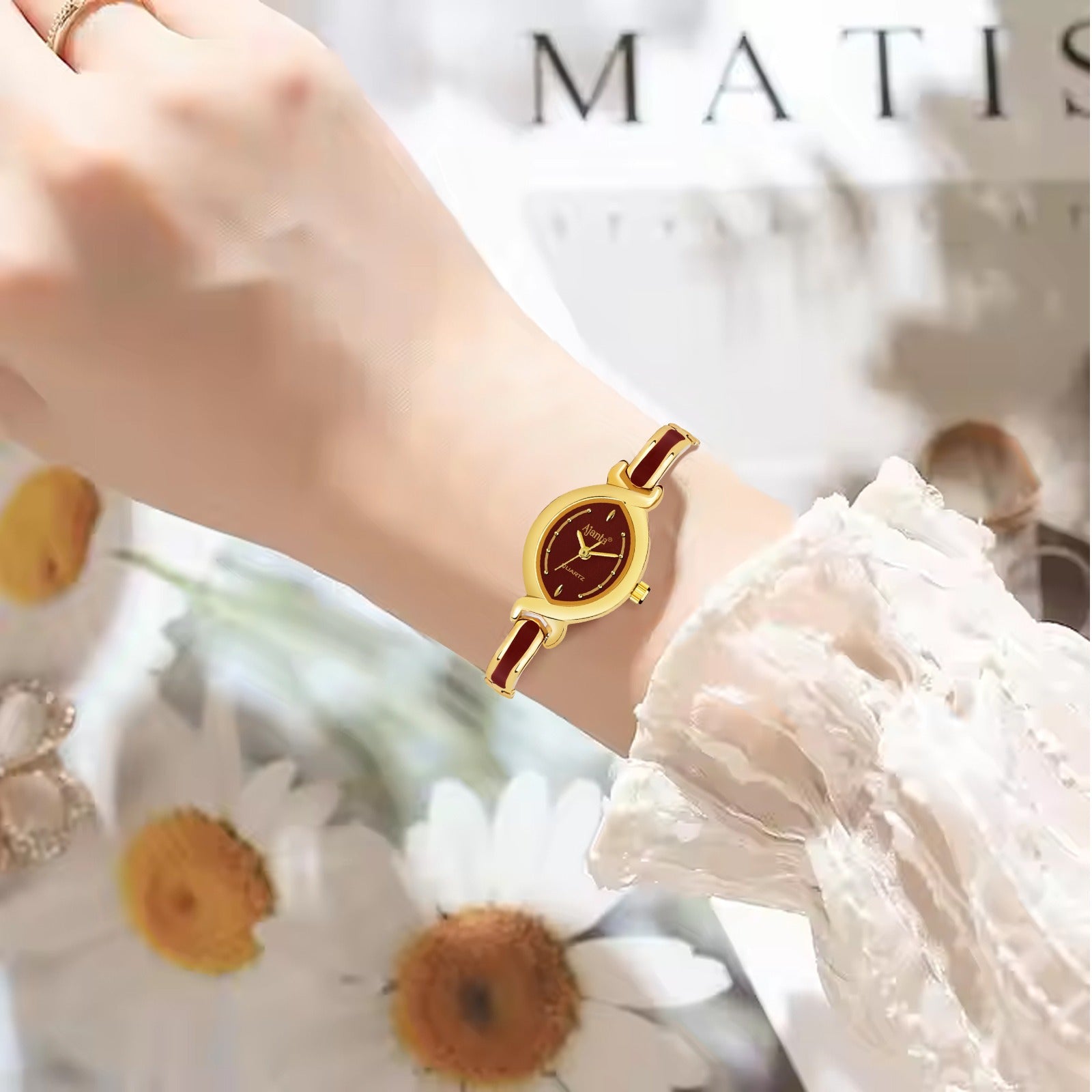 Ajanta Women’s Stainless Steel Strap Watch | AWC401MRL/2