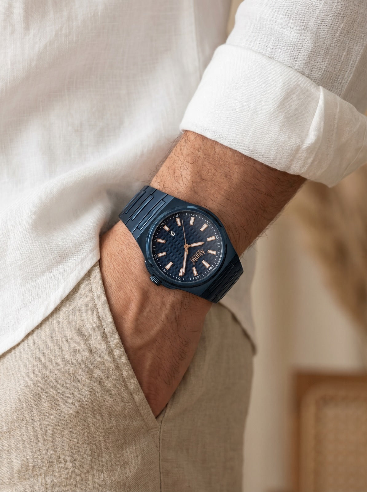 Orian Blue Stainless Steel Dial