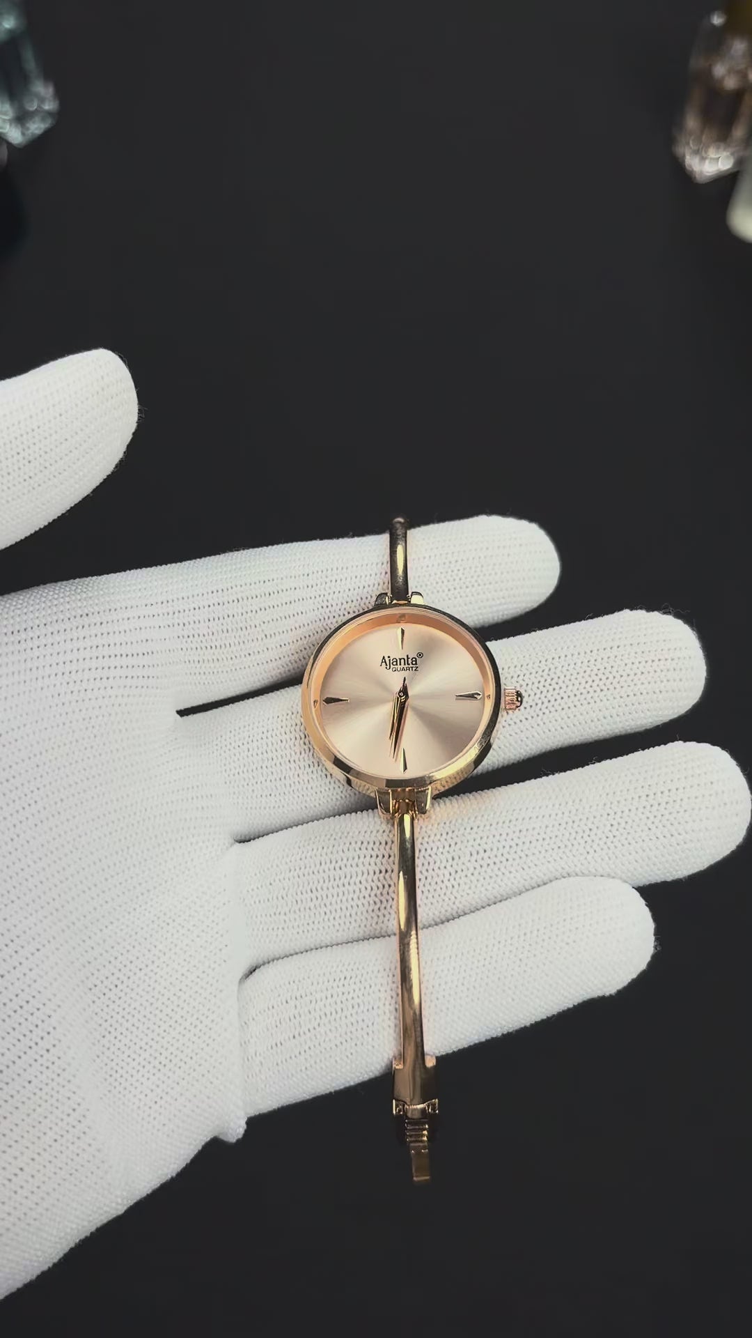 Sole' Rose Gold Sunray Dial Bracelet