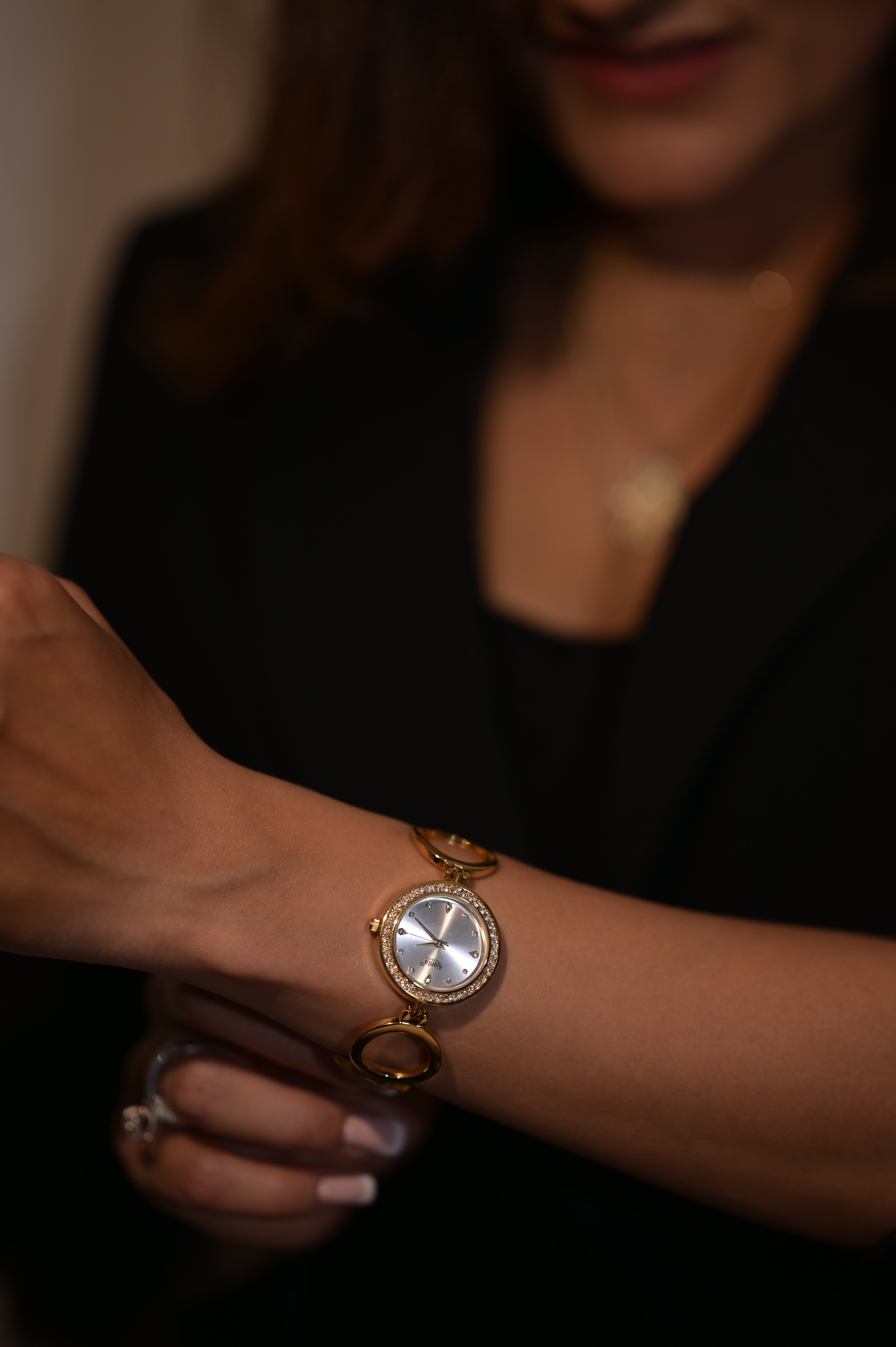 Diamée Silver Dial Silver-Tone Bracelet